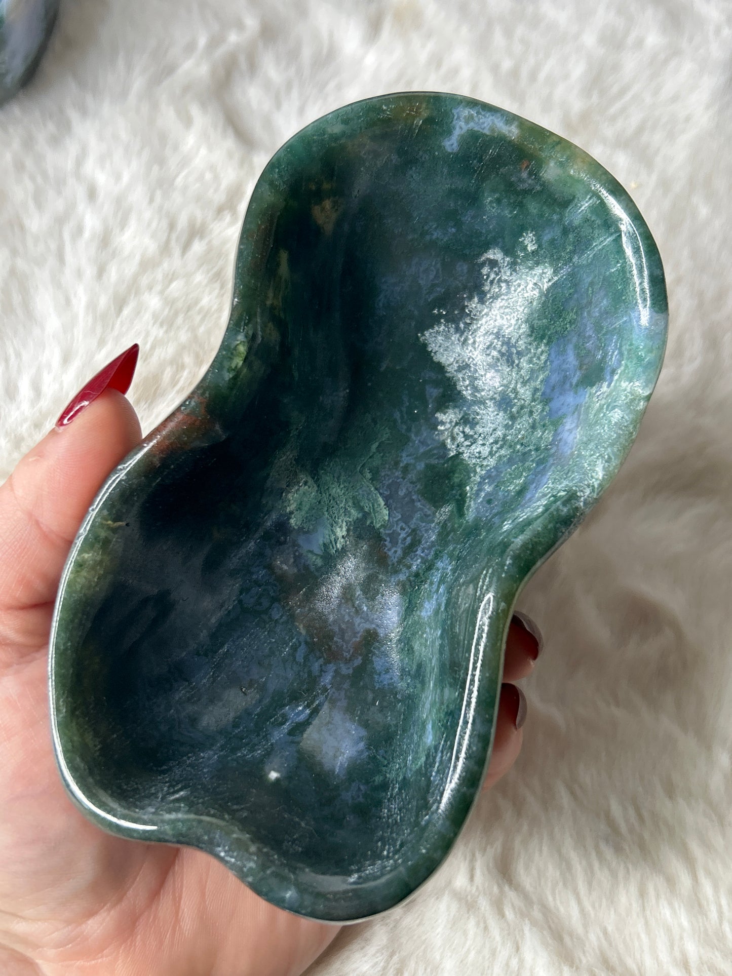 Moss Agate Bowl