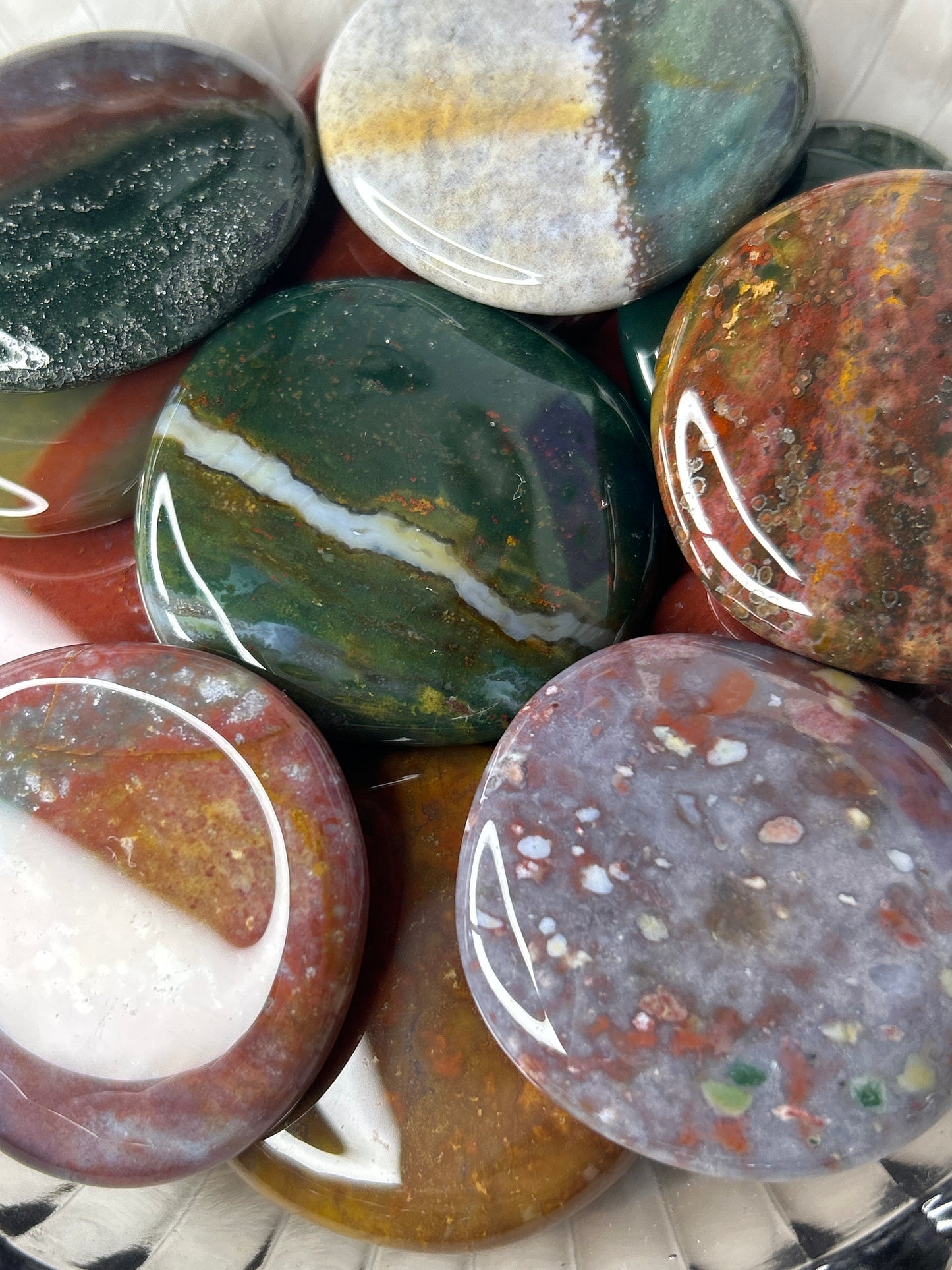 Jasper Flat Stone