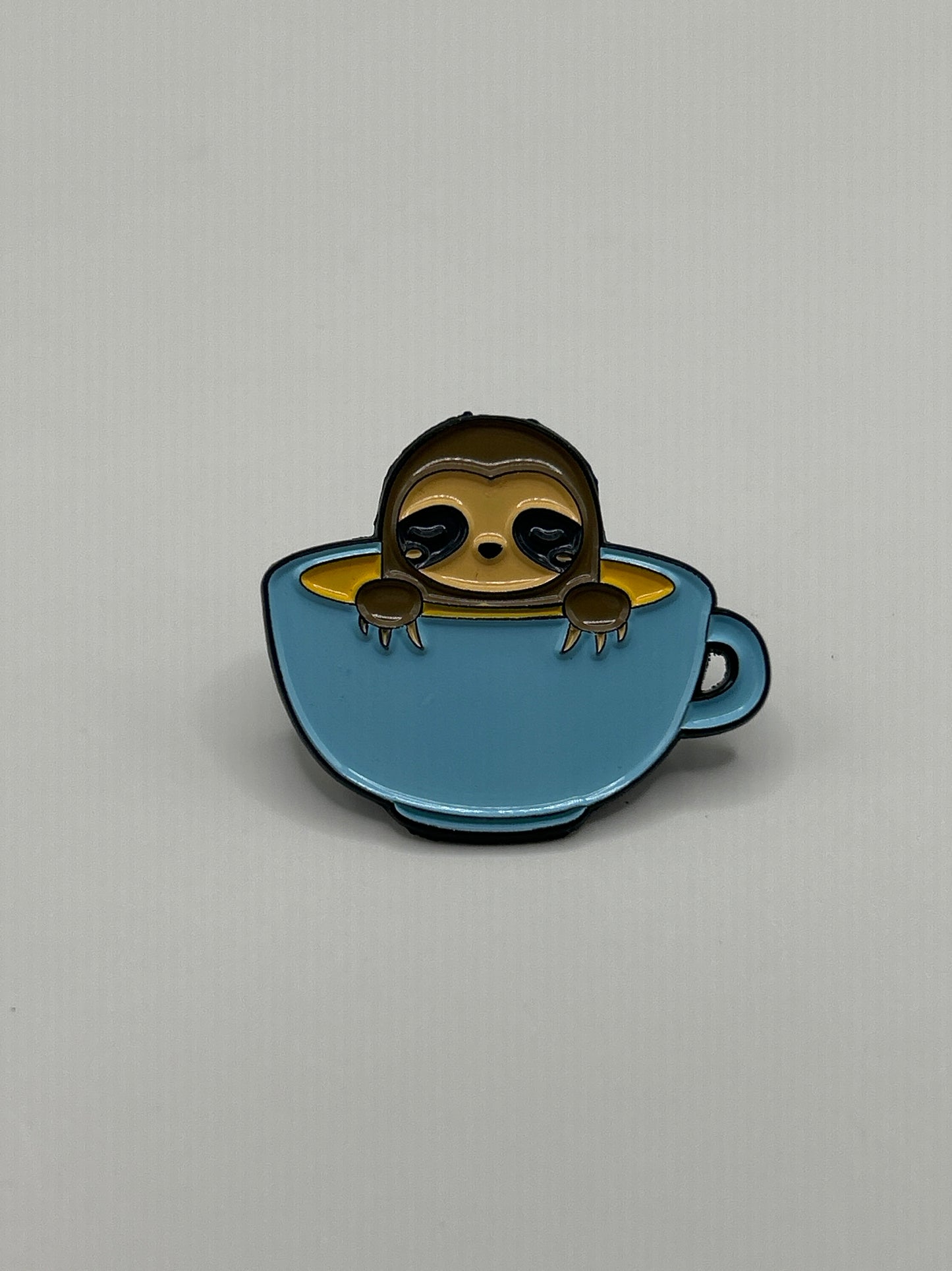Sloth Teacup Pin