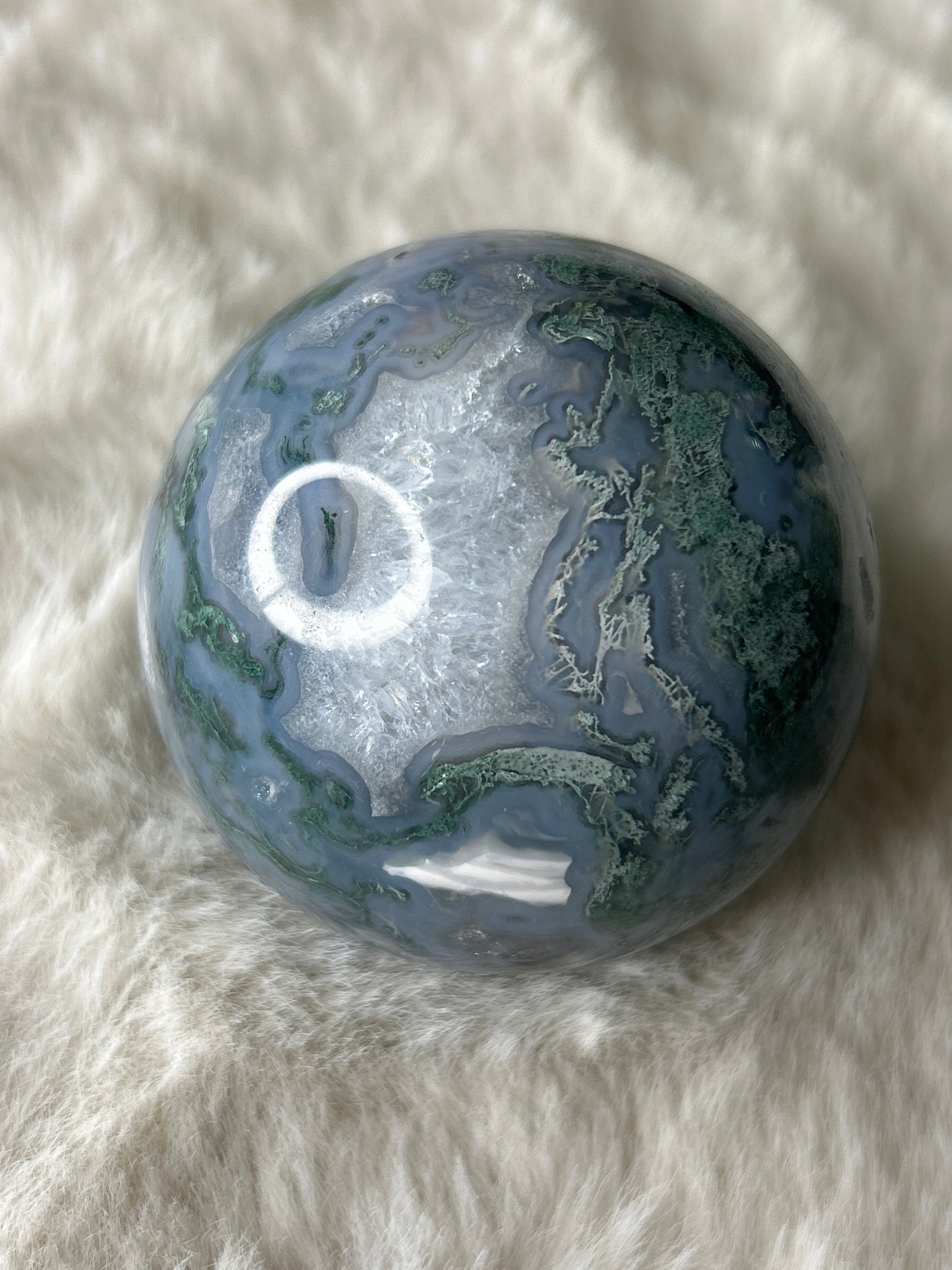 Moss Agate Sphere