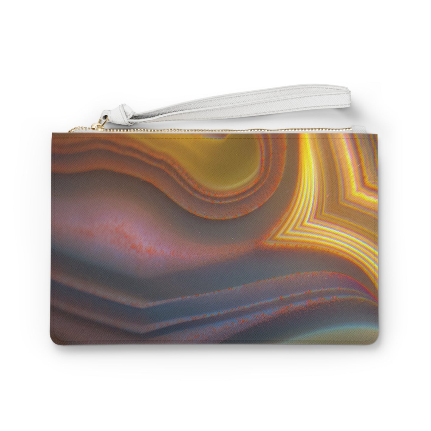 Abstract Agate Print Clutch Bag - Chic Fashion Accessory for Everyday Use