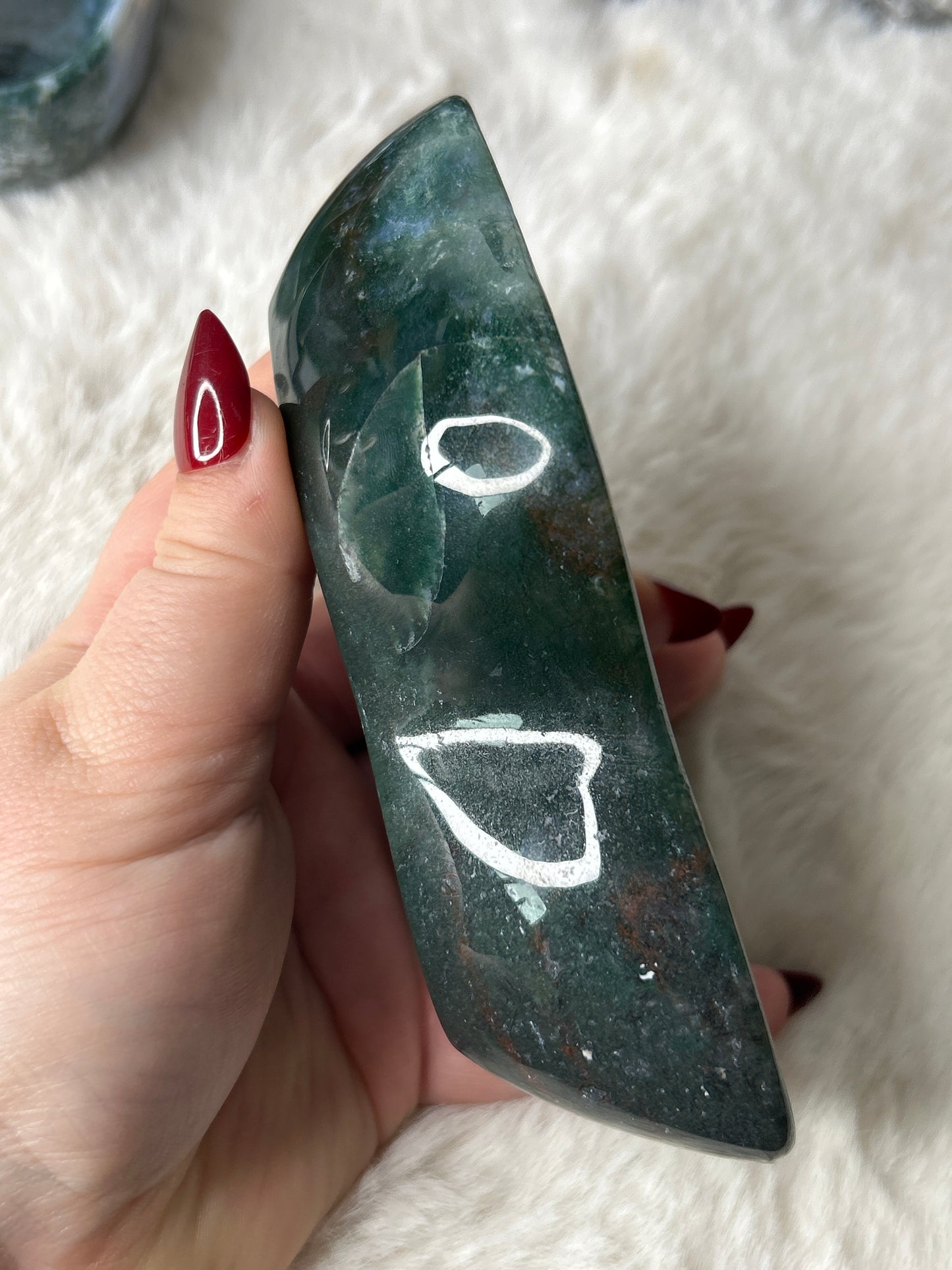Moss Agate Bowl