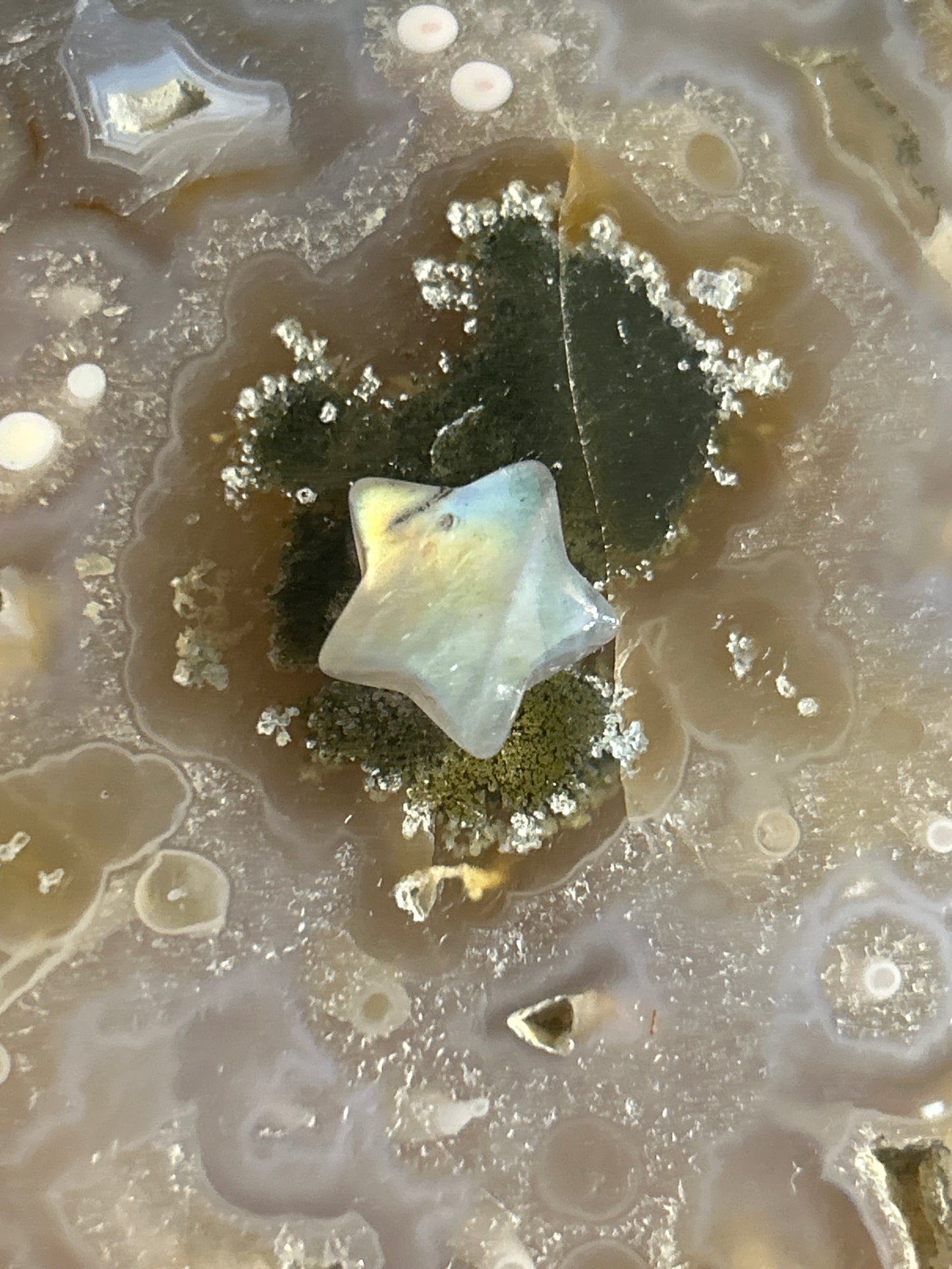 Mini Labradorite Star