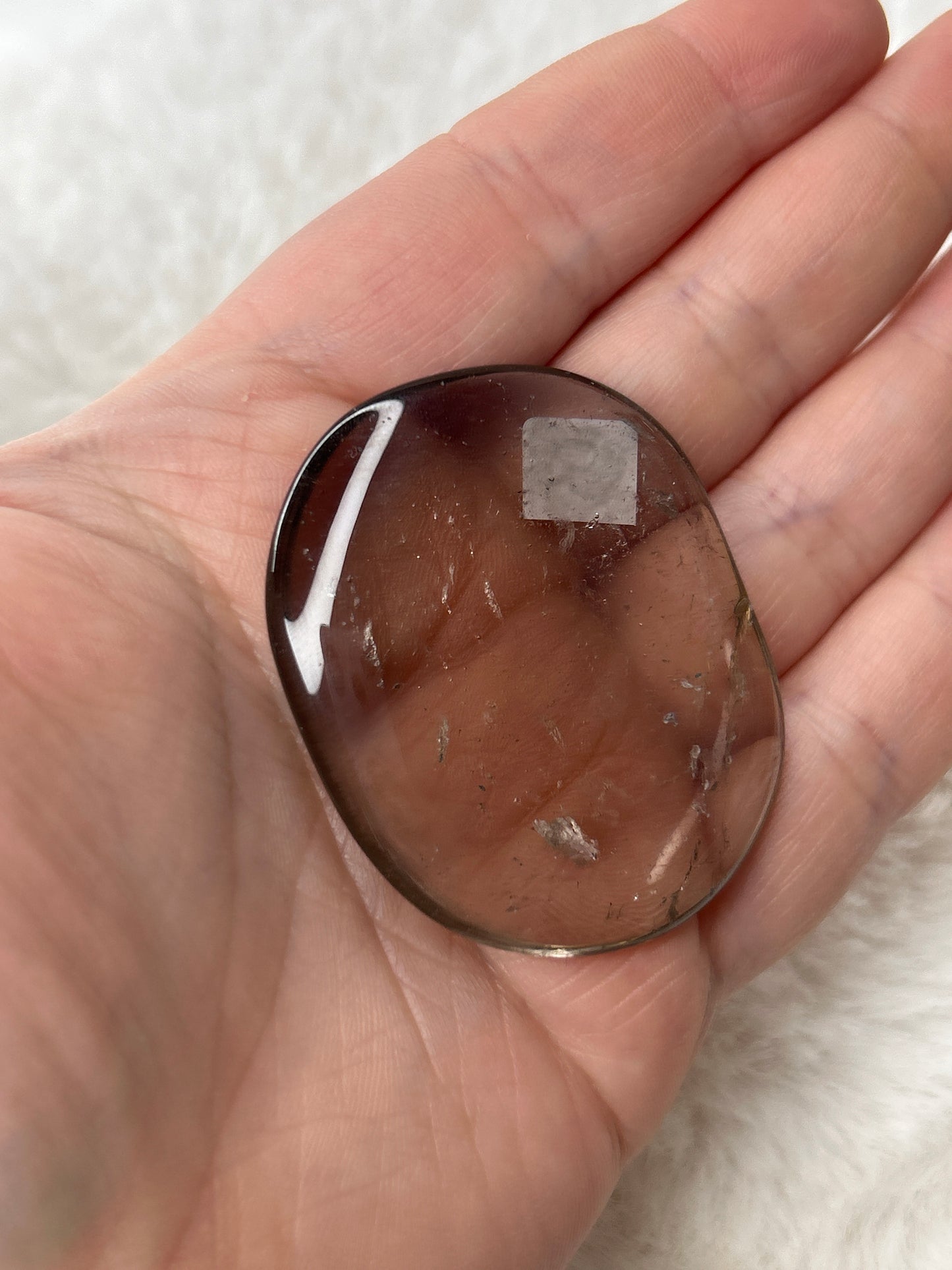 Smokey Quartz Flat Stone