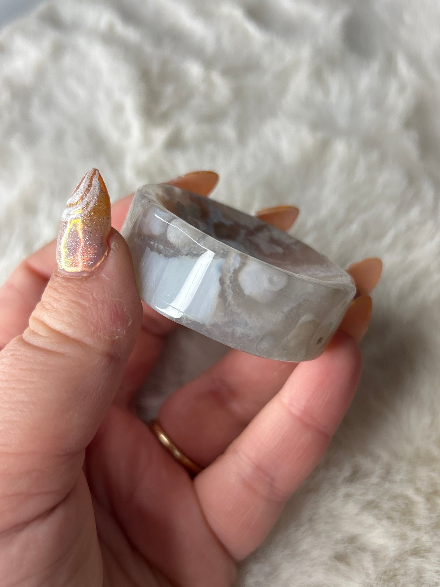 Flower Agate bowl
