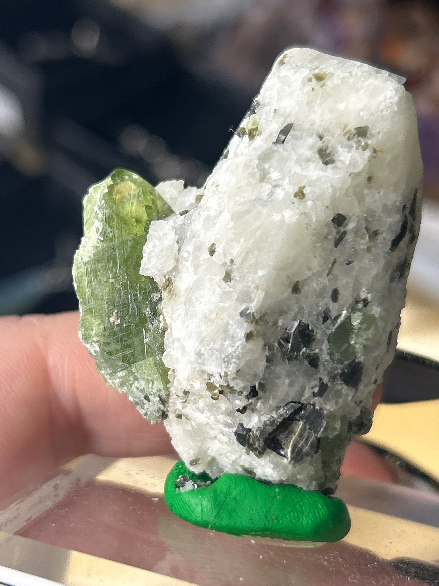 Diopside with Mica- Badakshan Afghanistan