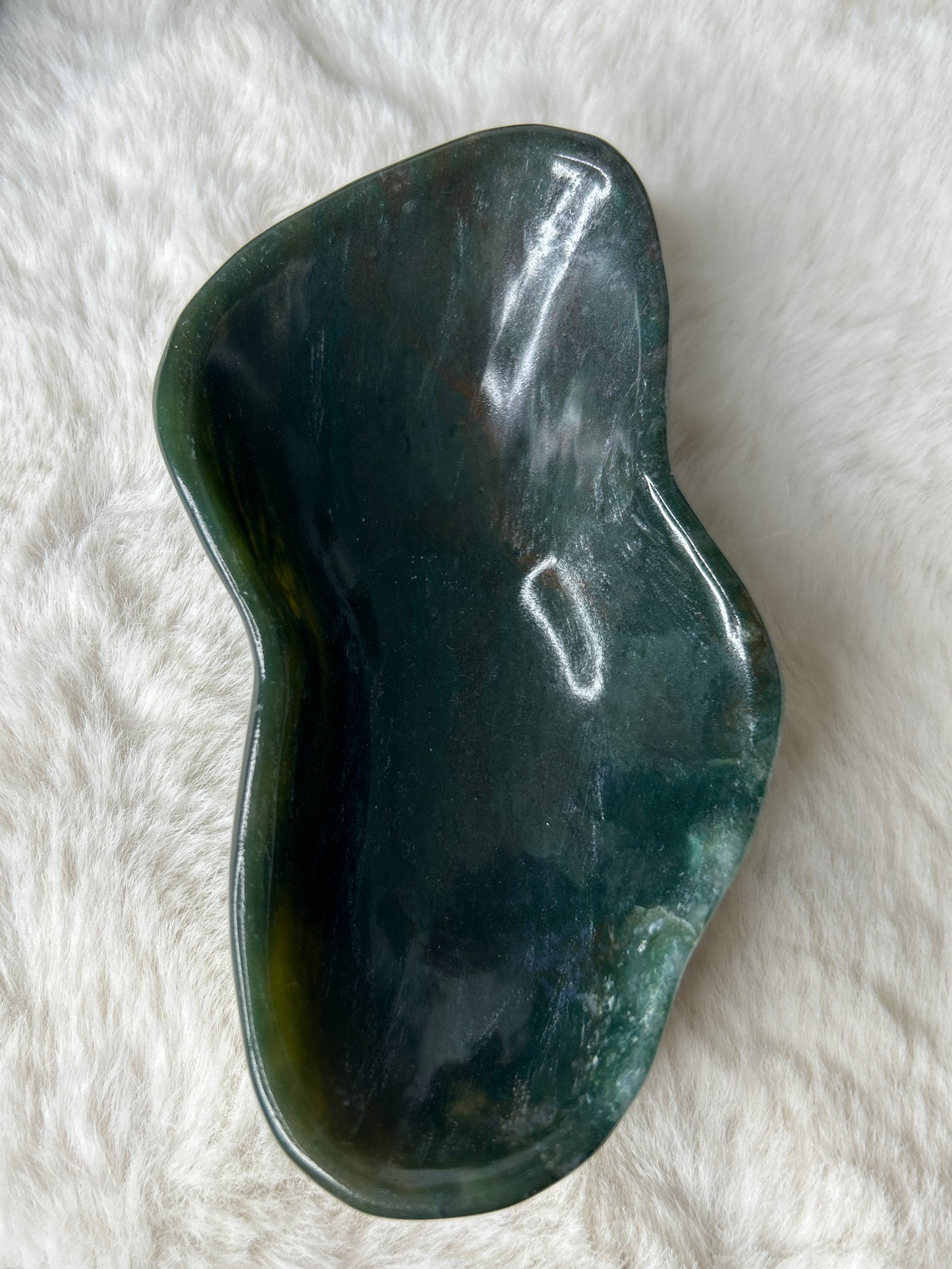 Moss Agate Bowl