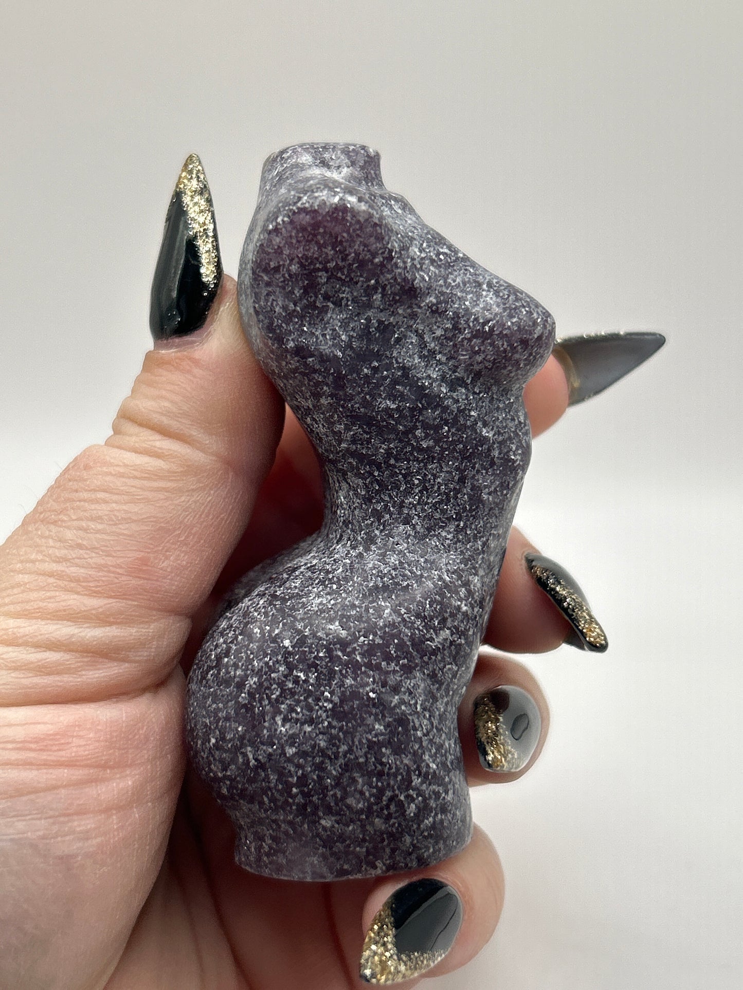 Lepidolite Goddess Body