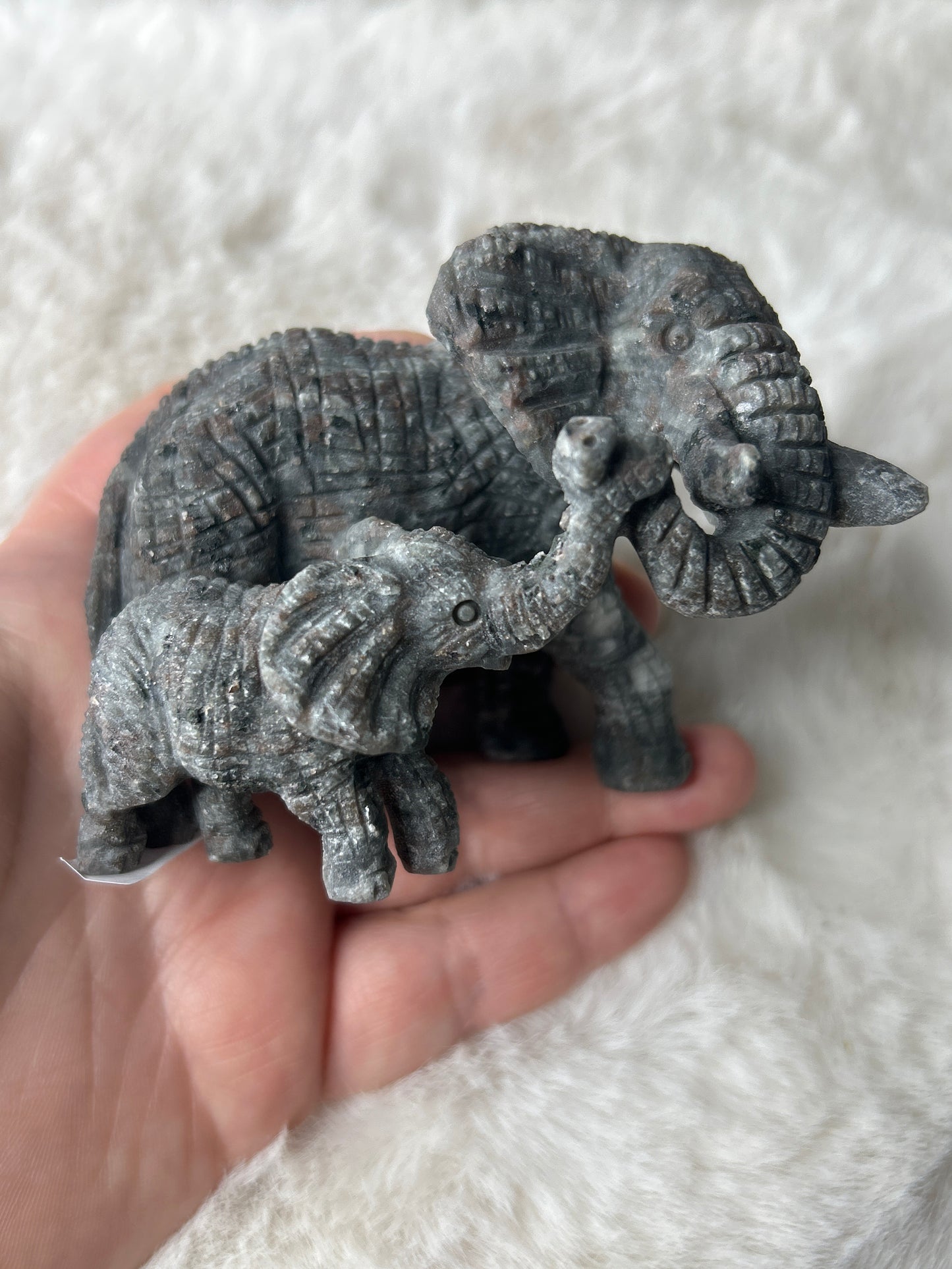 Yooperlite Mama & Baby Elephant
