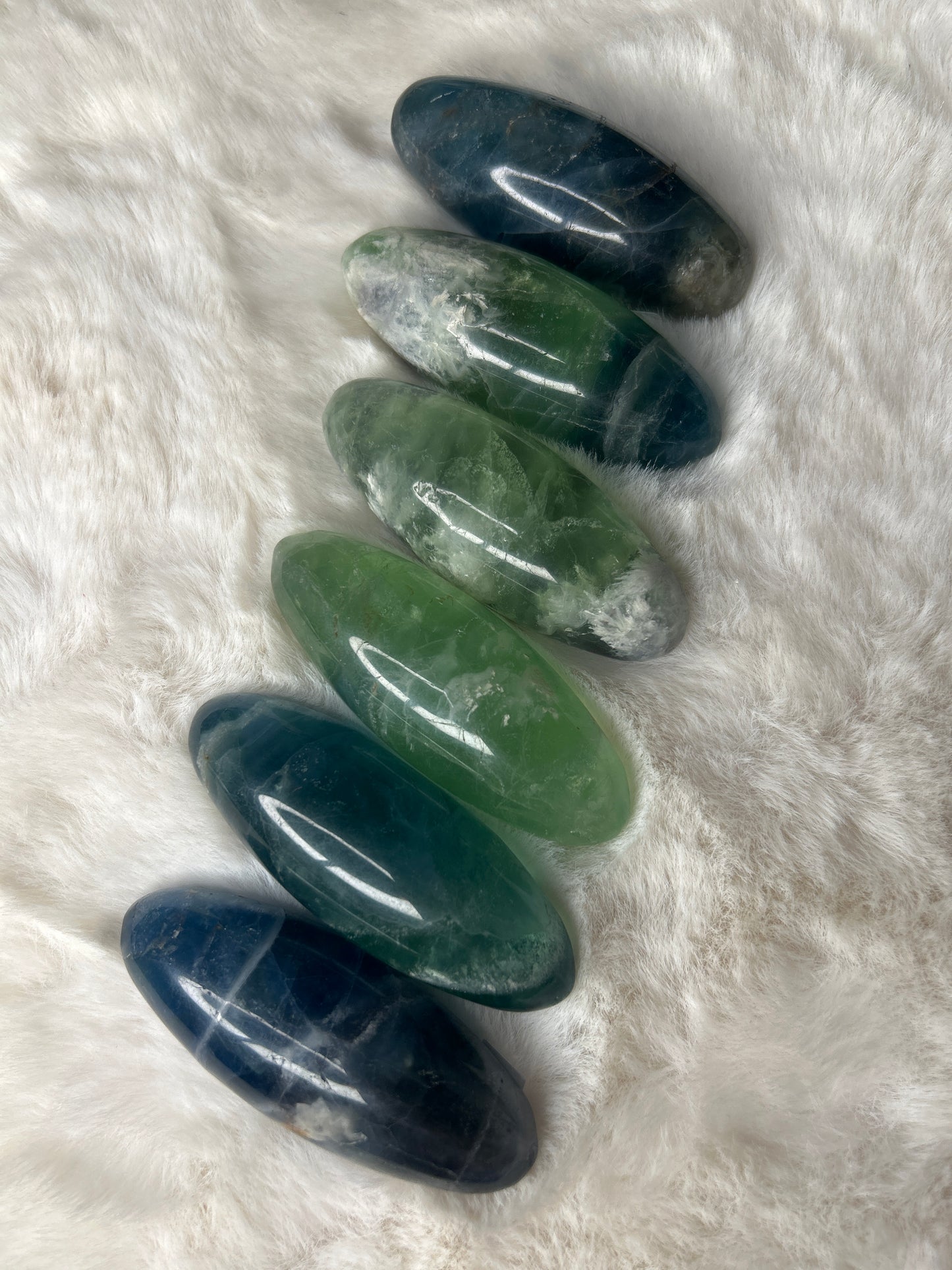 Feather Fluorite Lingham