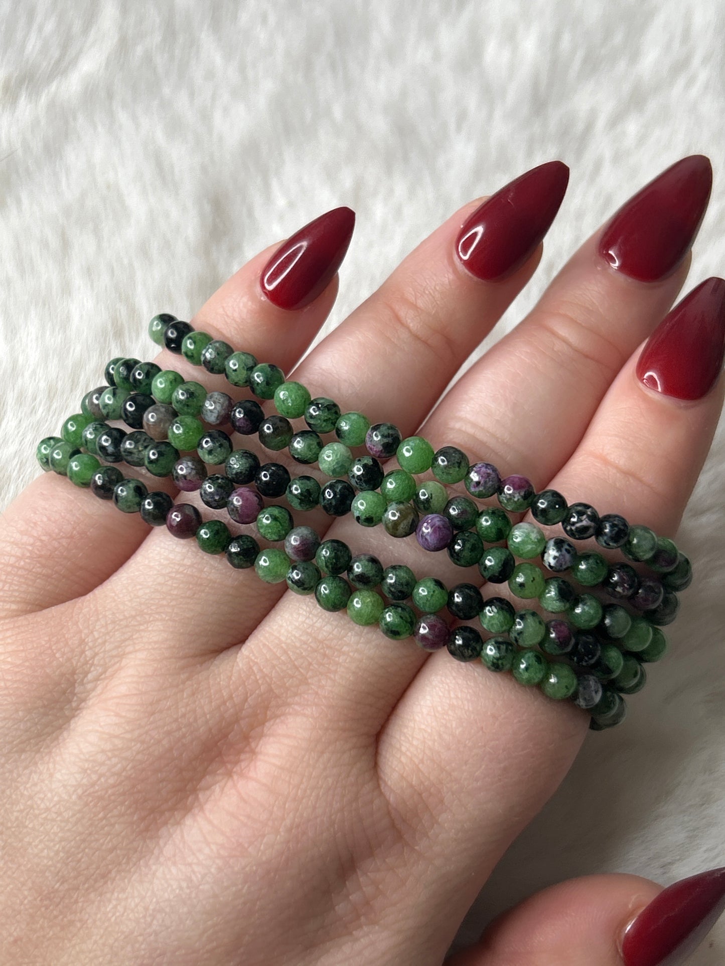 Ruby in Zoisite Bracelet