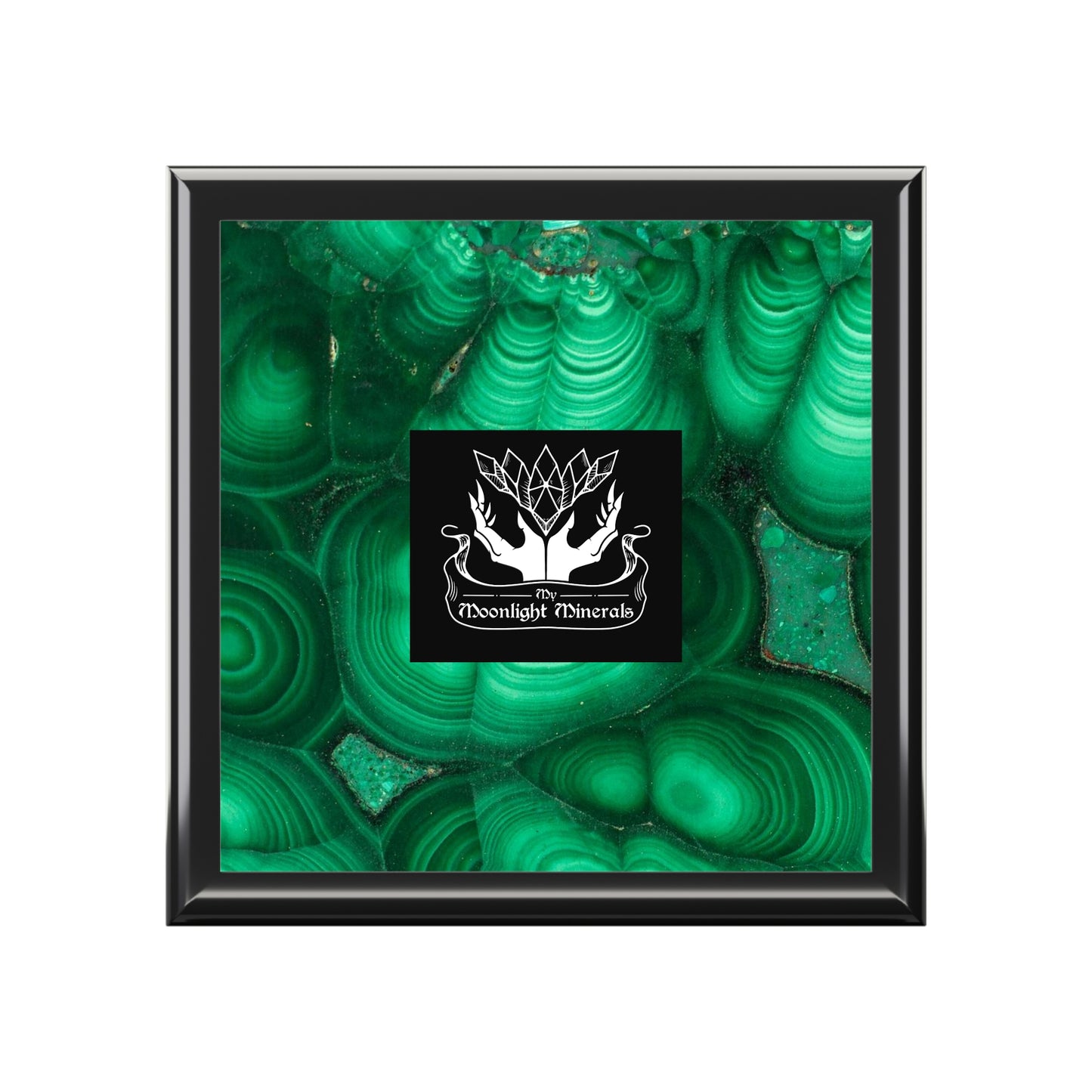 Elegant Malachite Design Jewelry Box, Sophisticated Storage, Gift for Her, Home Decor, Birthday, Anniversary, Keepsake