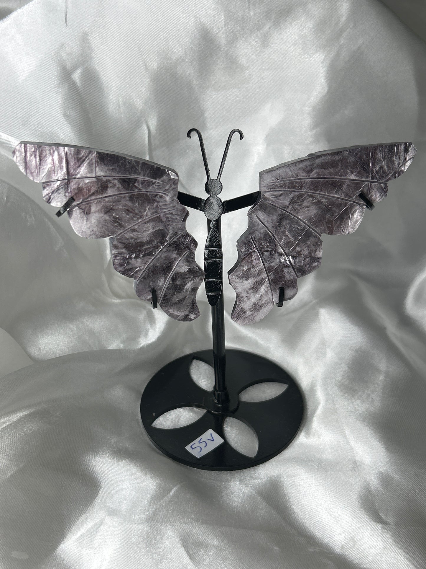 Gem Lepidolite Butterfly