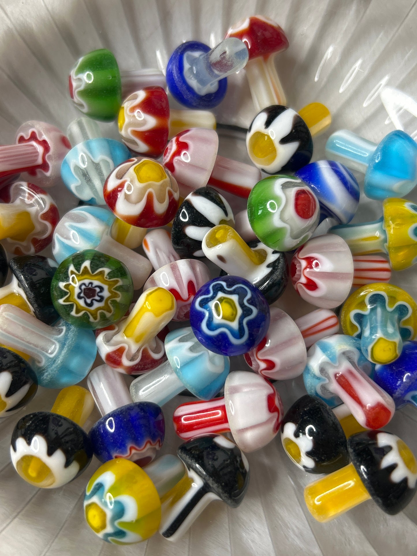 Hand Crafted Glass Mushies