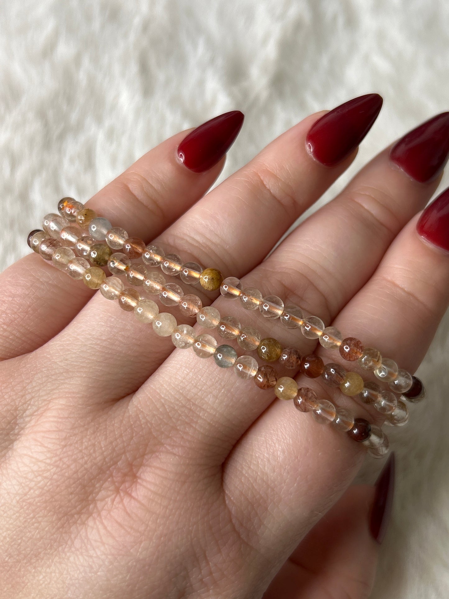 Rutilated Quartz Bracelet