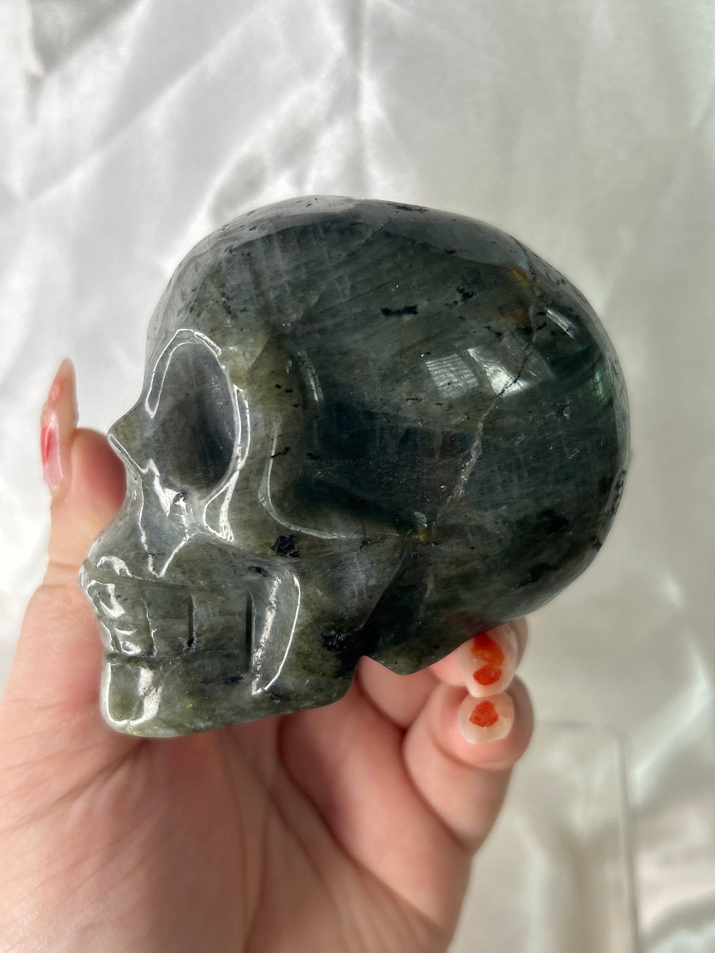 Labradorite Skull
