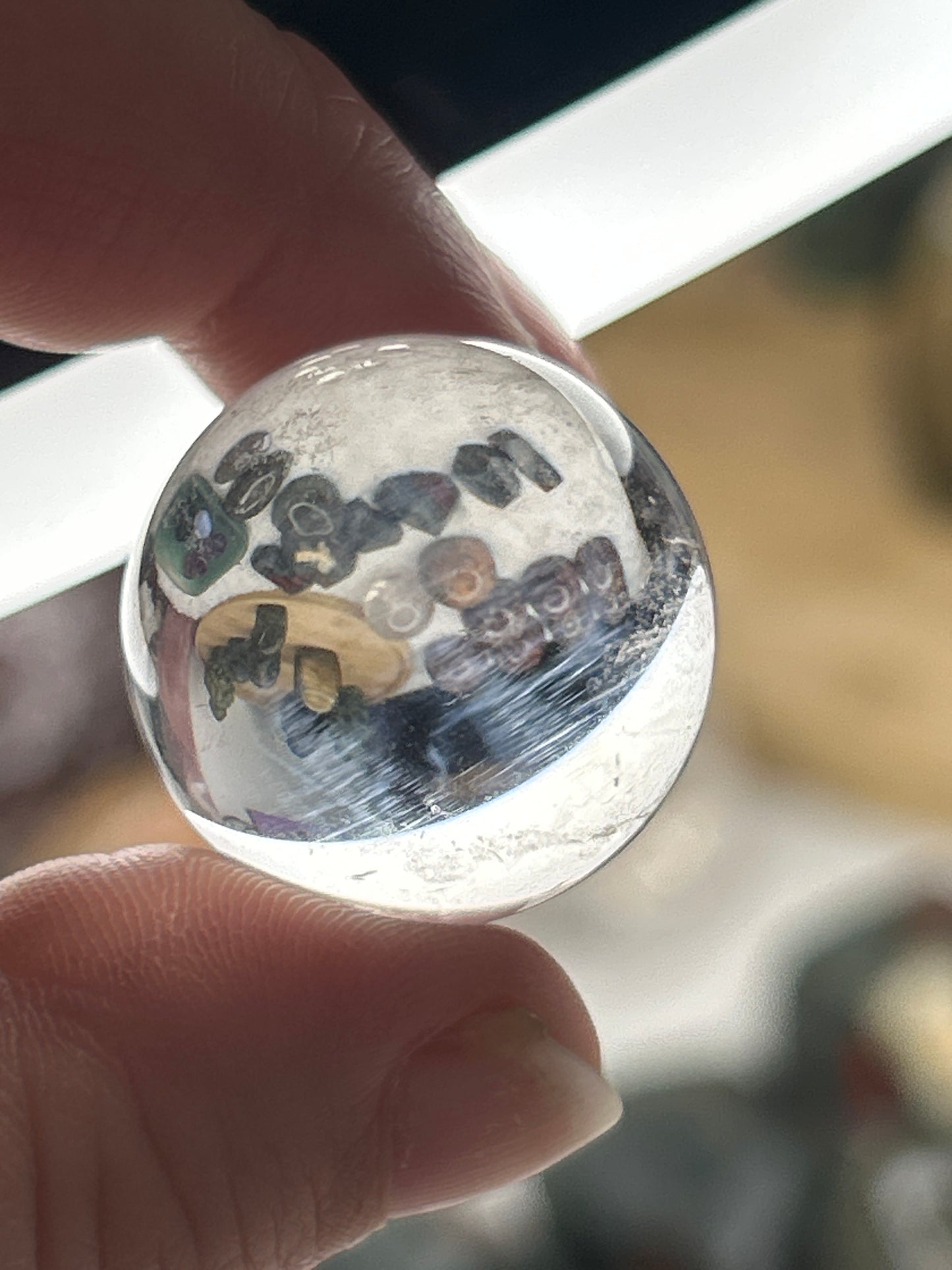 Blue Needle Quartz Sphere
