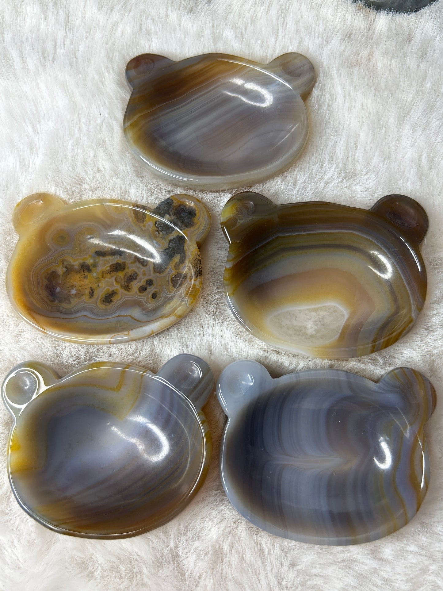 Agate Bear Bowl