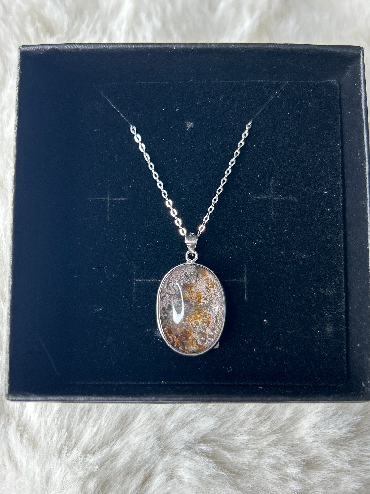Garden Quartz Necklace-925 Sterling Silver