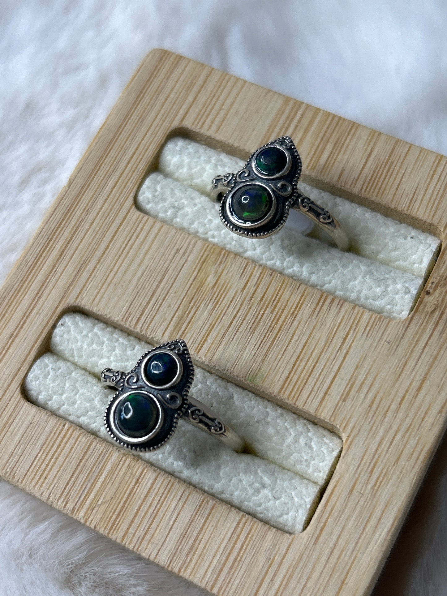 Double Opal Ring