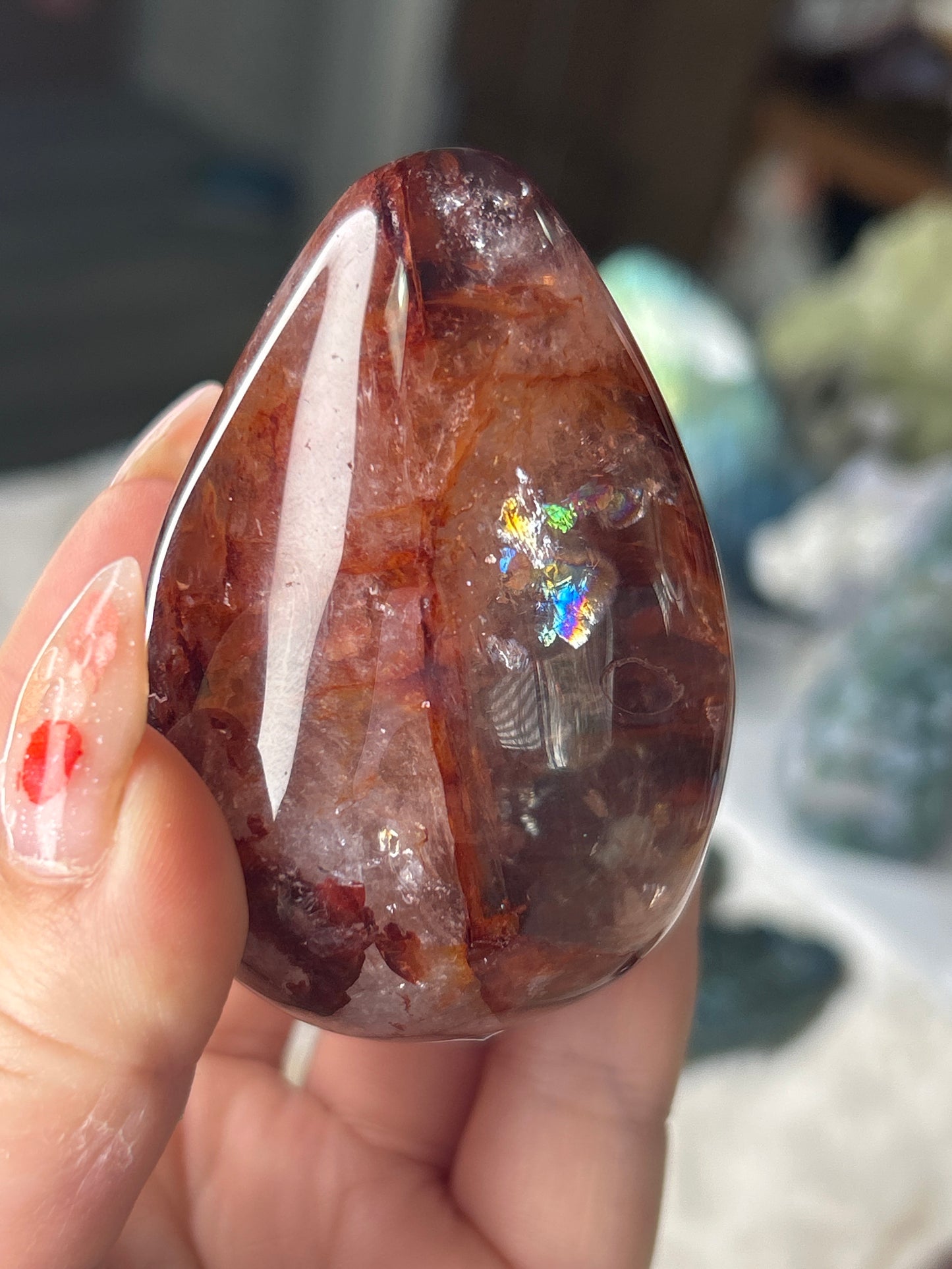 Fire Quartz Egg
