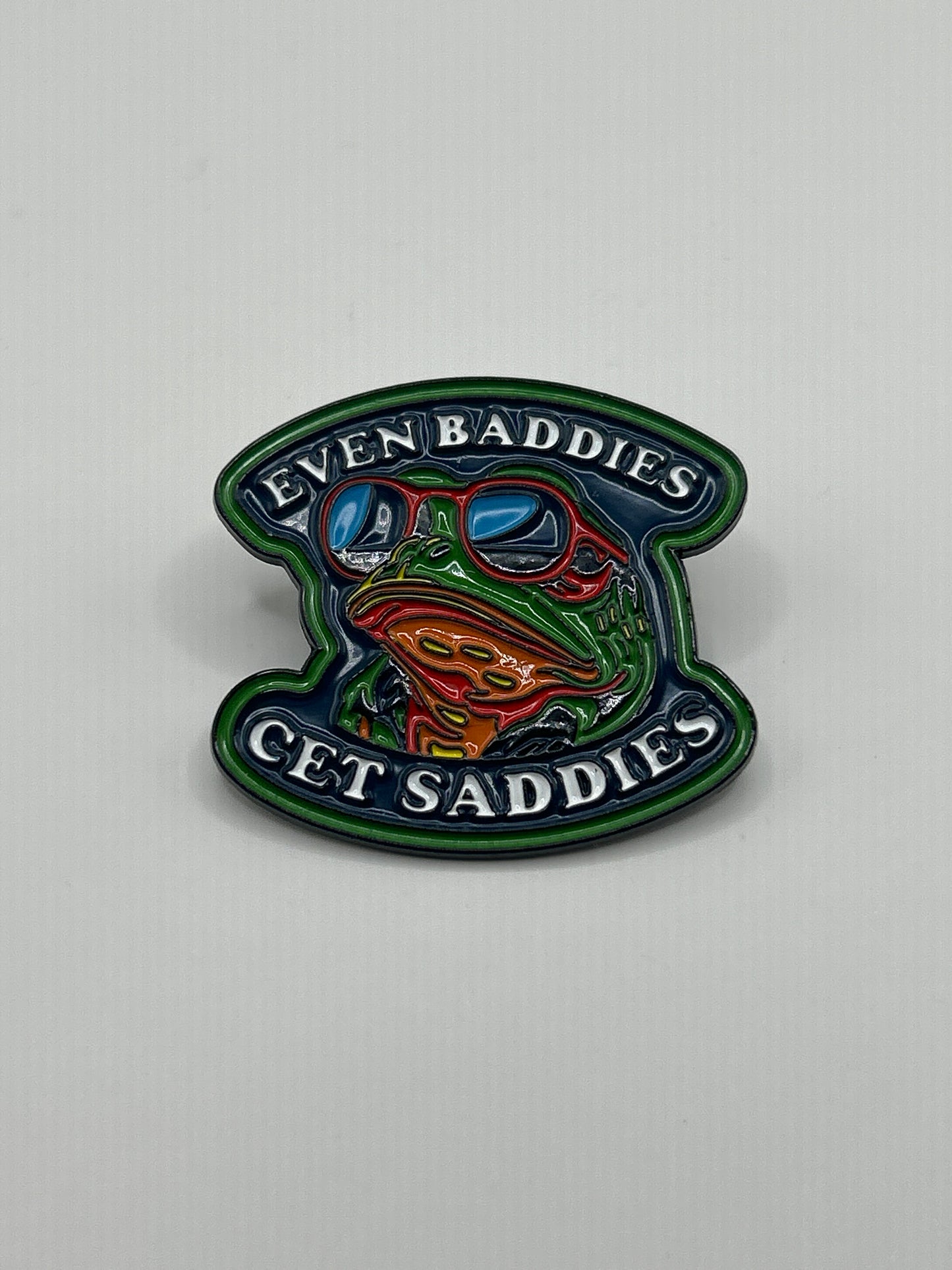 Frog Saddies Pin