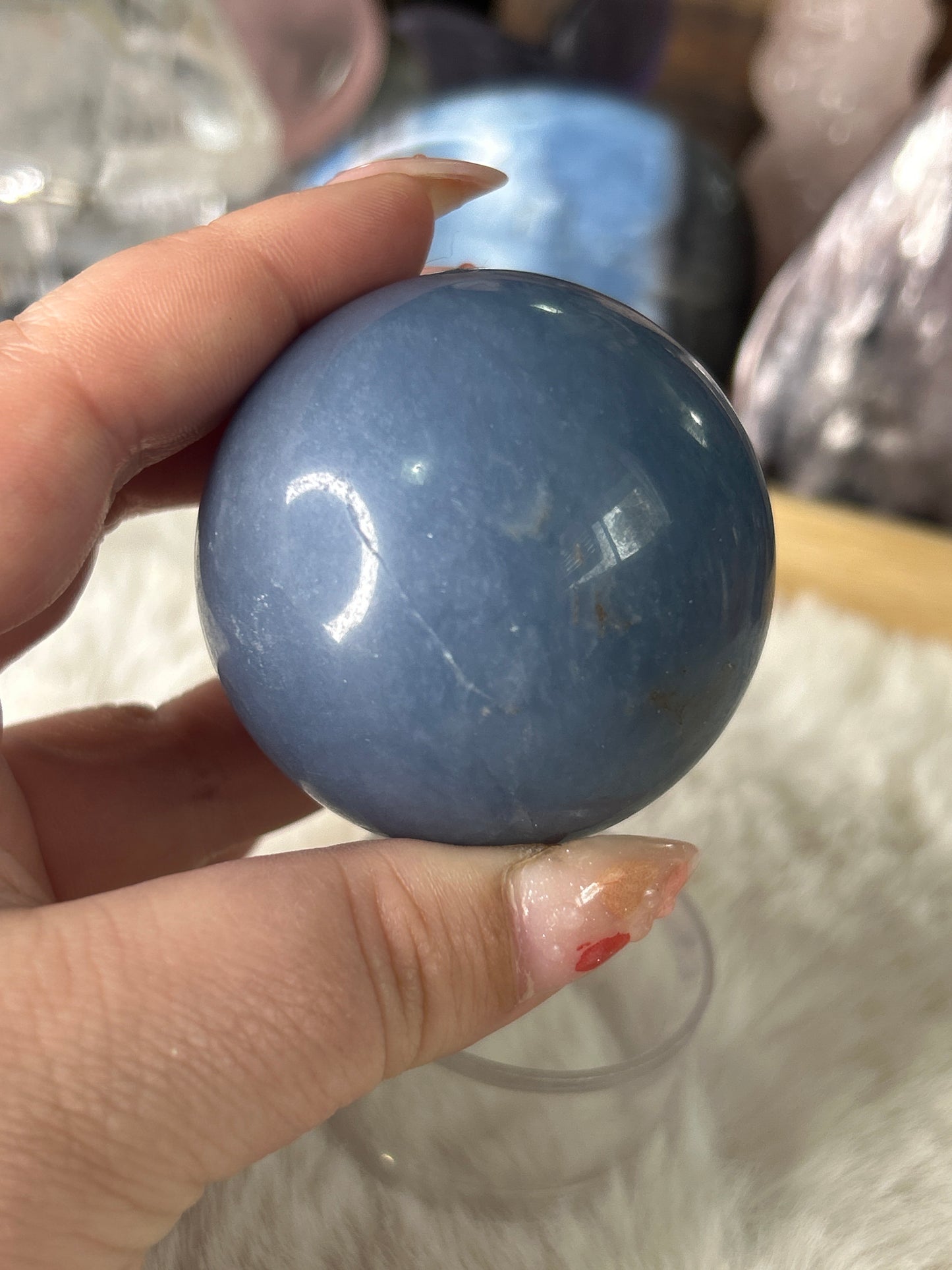 Angelite Sphere