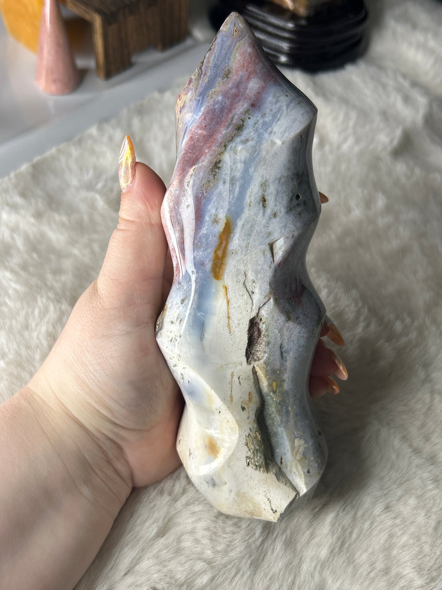 Imperfect Ocean Jasper Flame