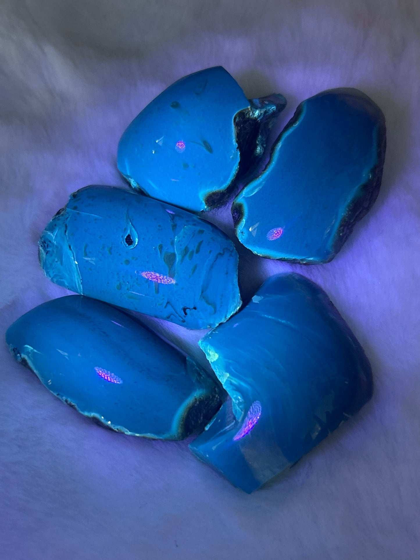 Indonesian Blue Amber Lense