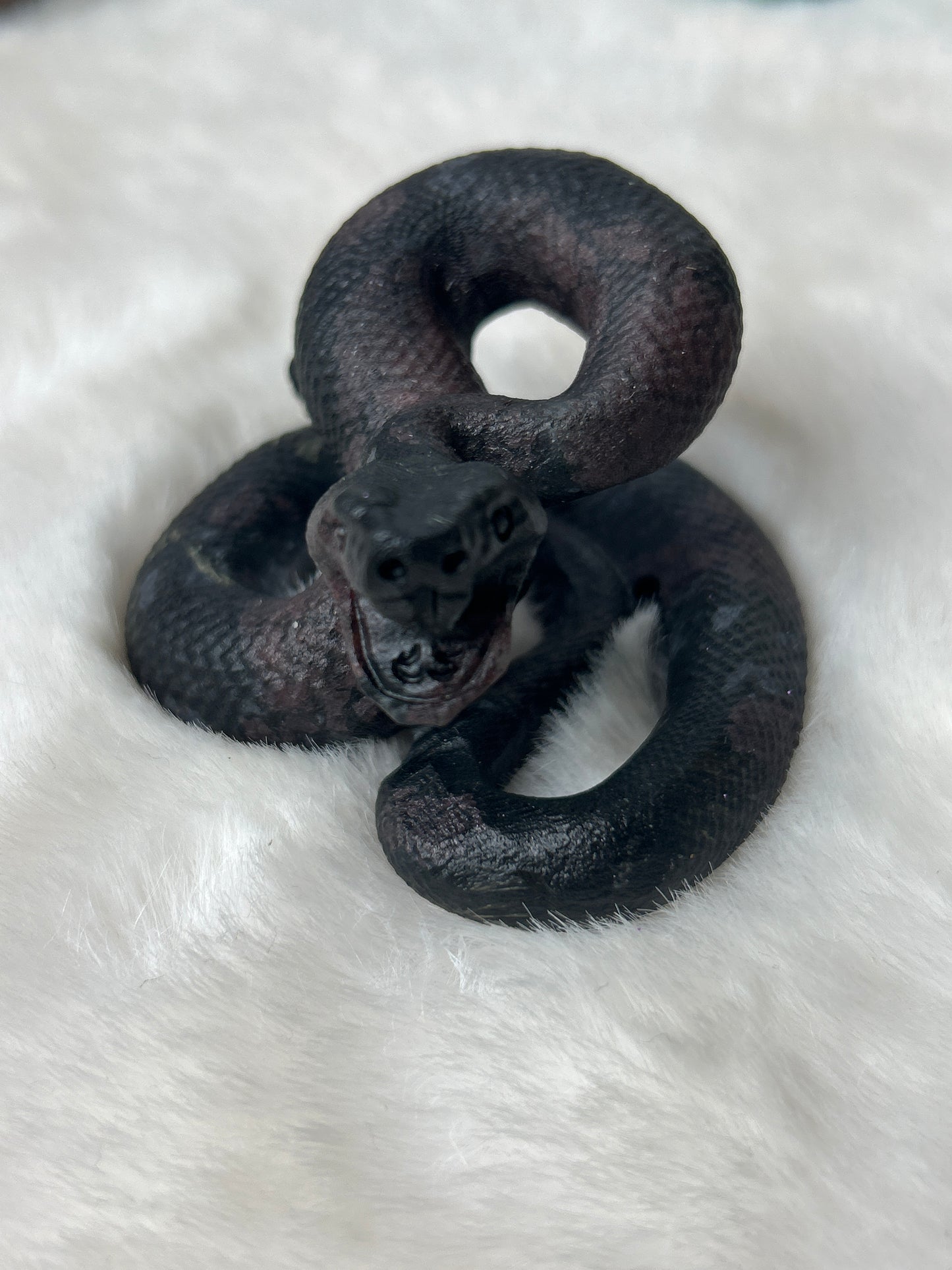 Garnet & Astrophyllite Snake