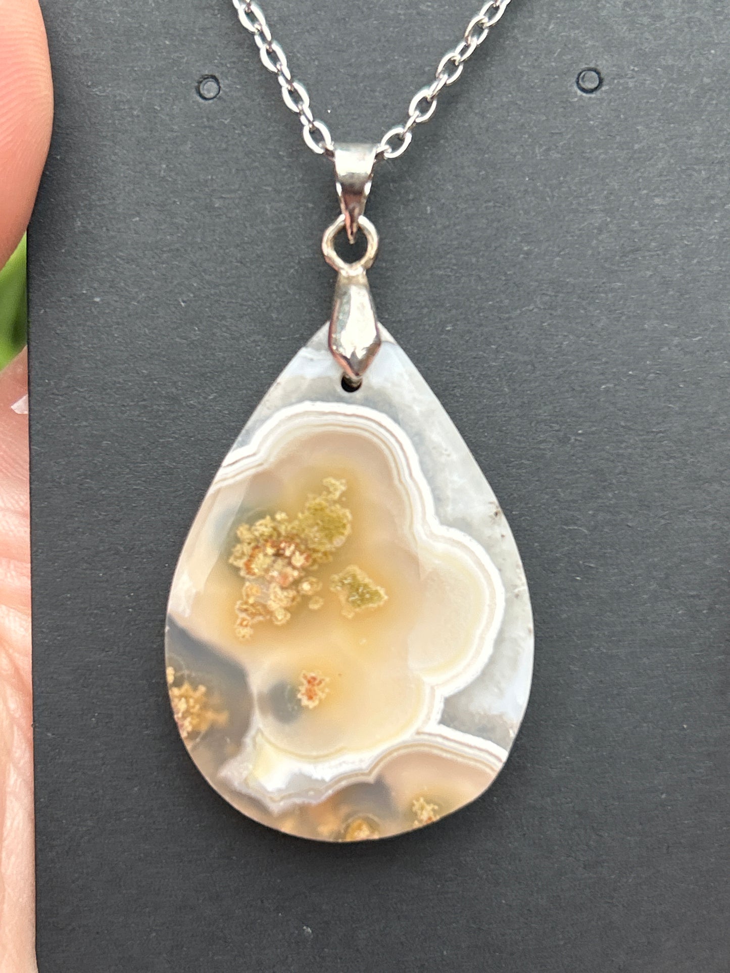 Scenic Moss Agate Necklace