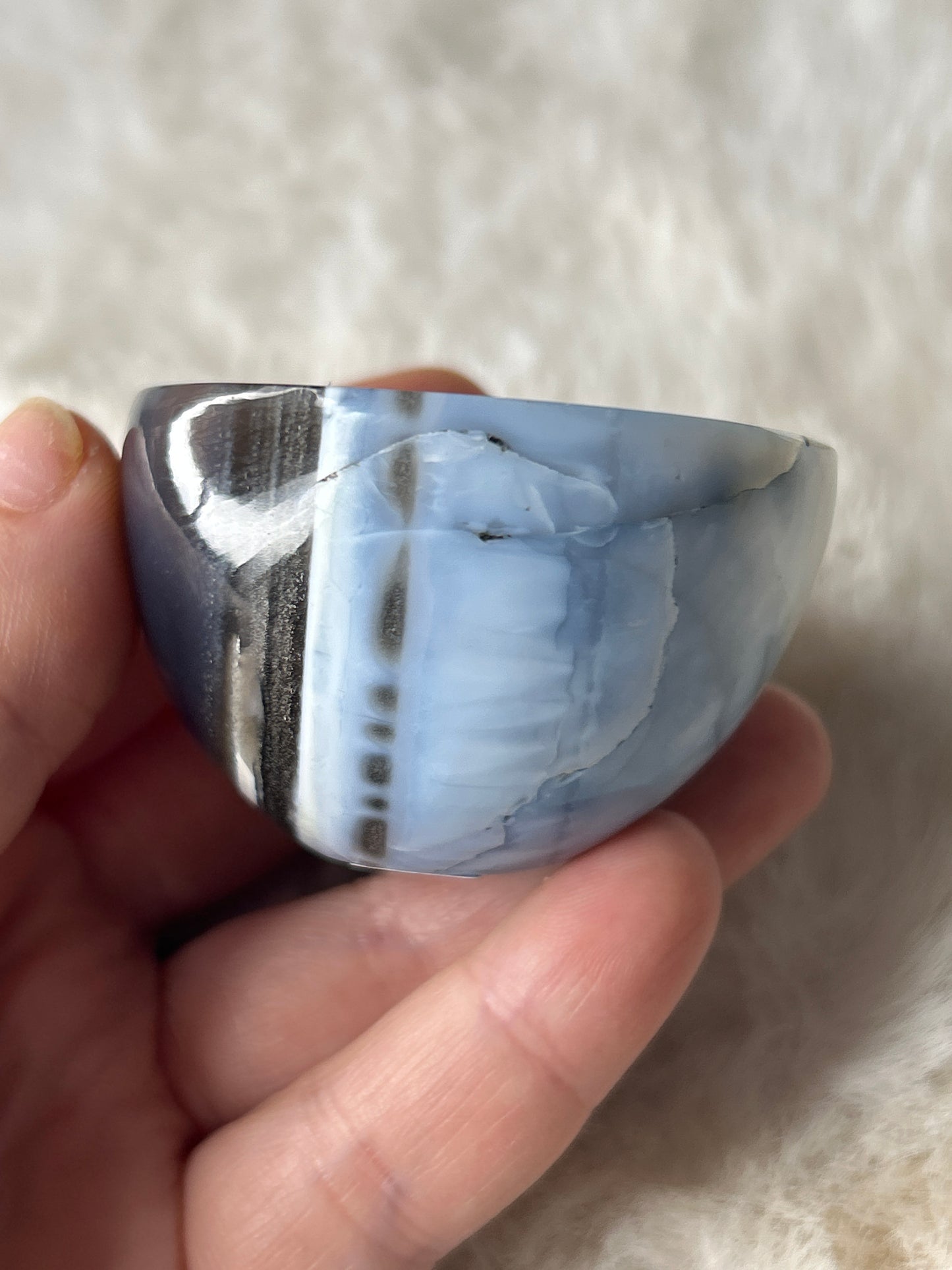 Owyhee Blue Opal Bowl