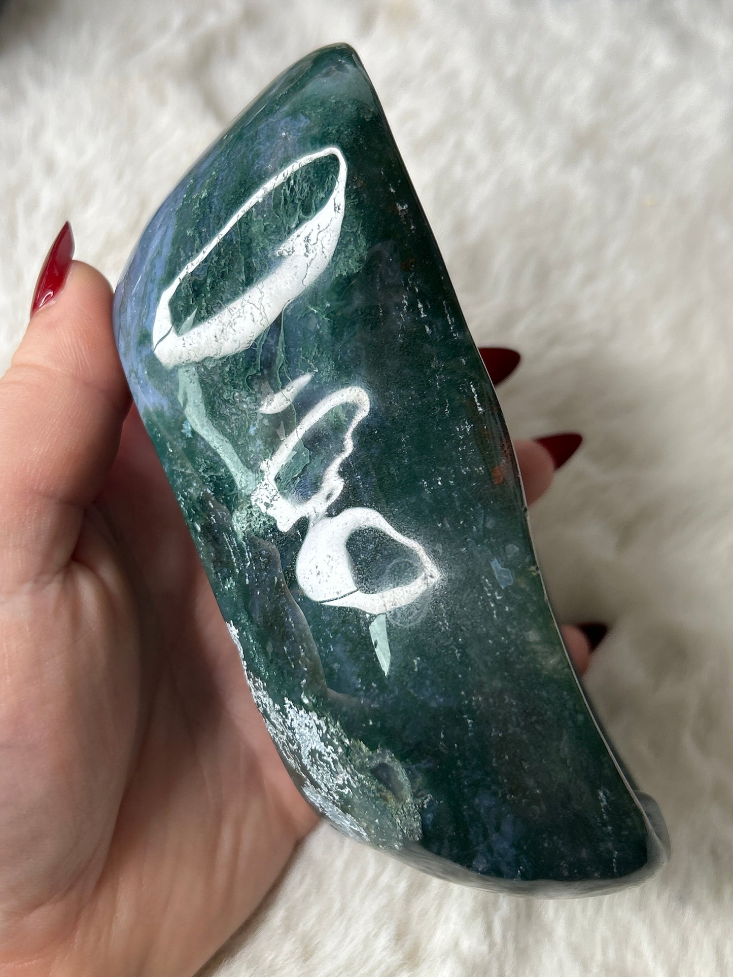 Moss Agate Bowl
