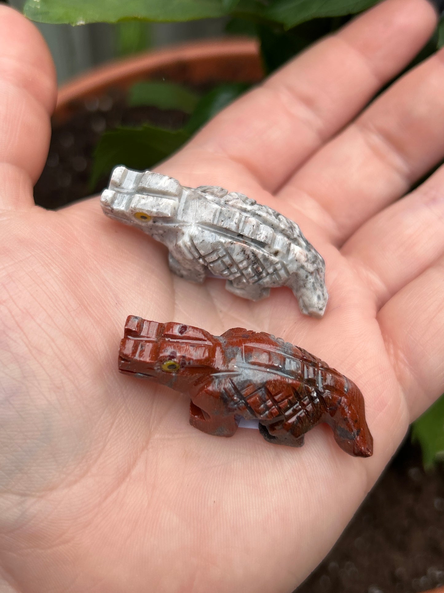 Soapstone Crocodile