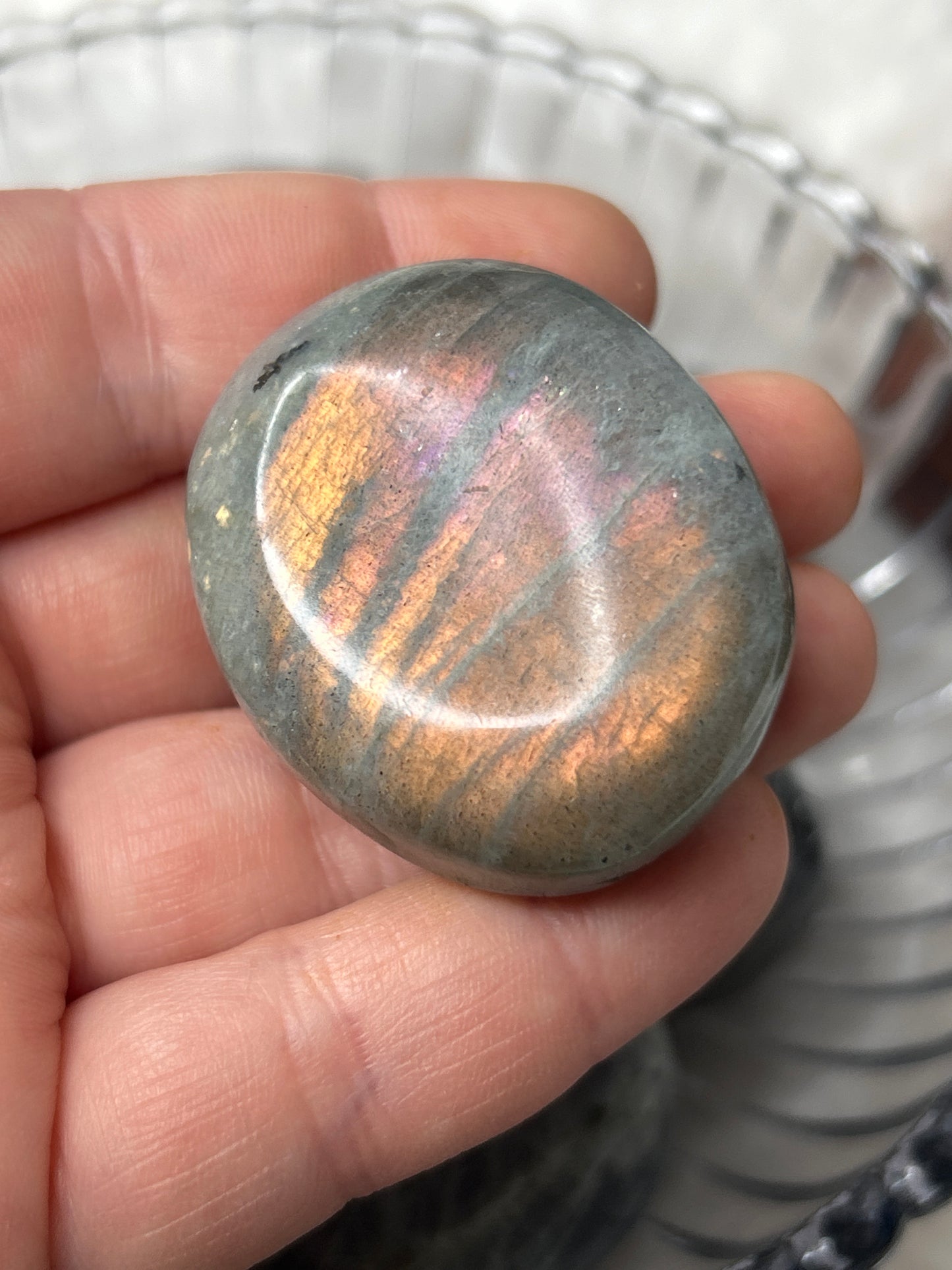 Labradorite Palm Stone