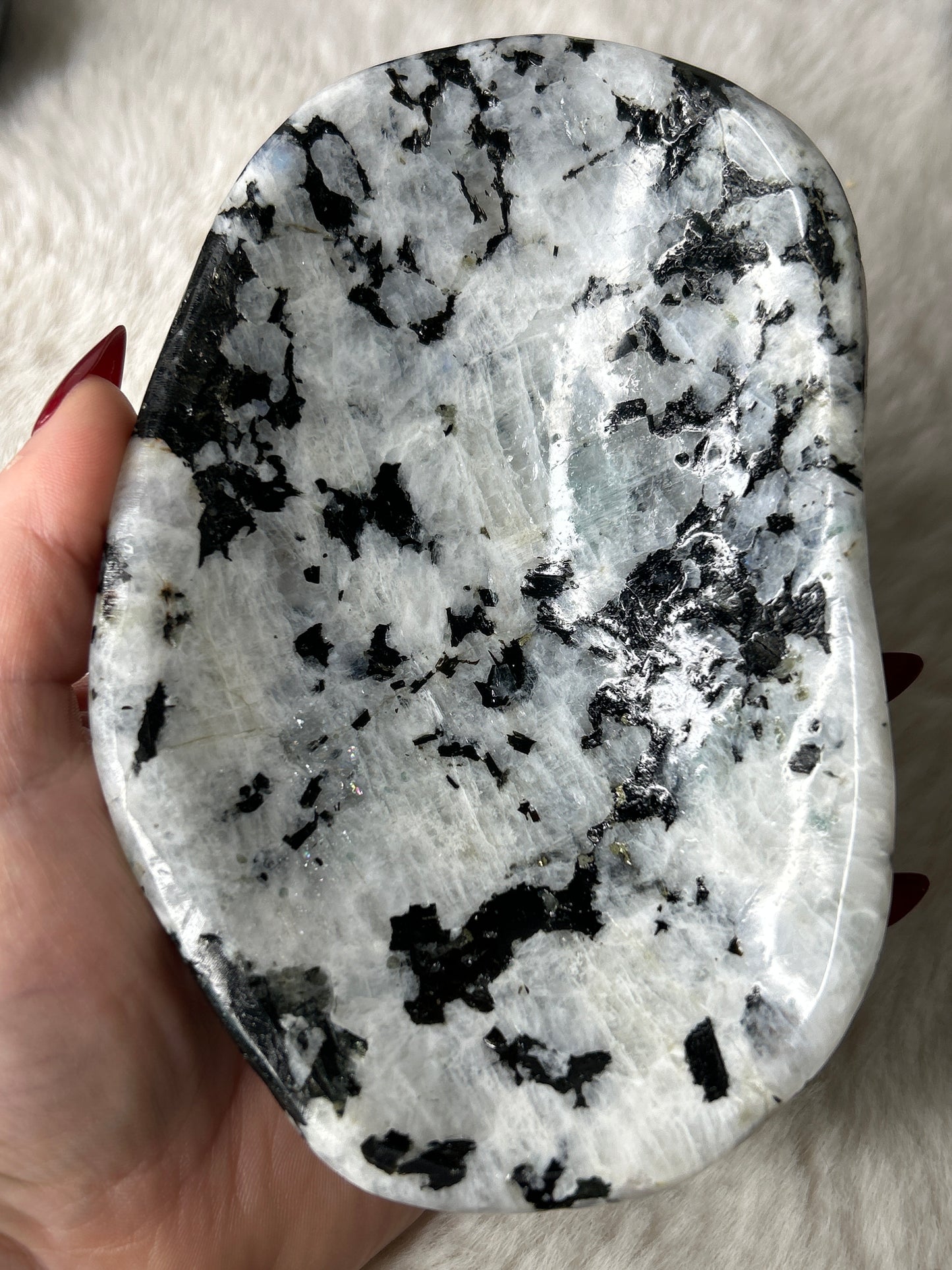Rainbow Moonstone Bowl
