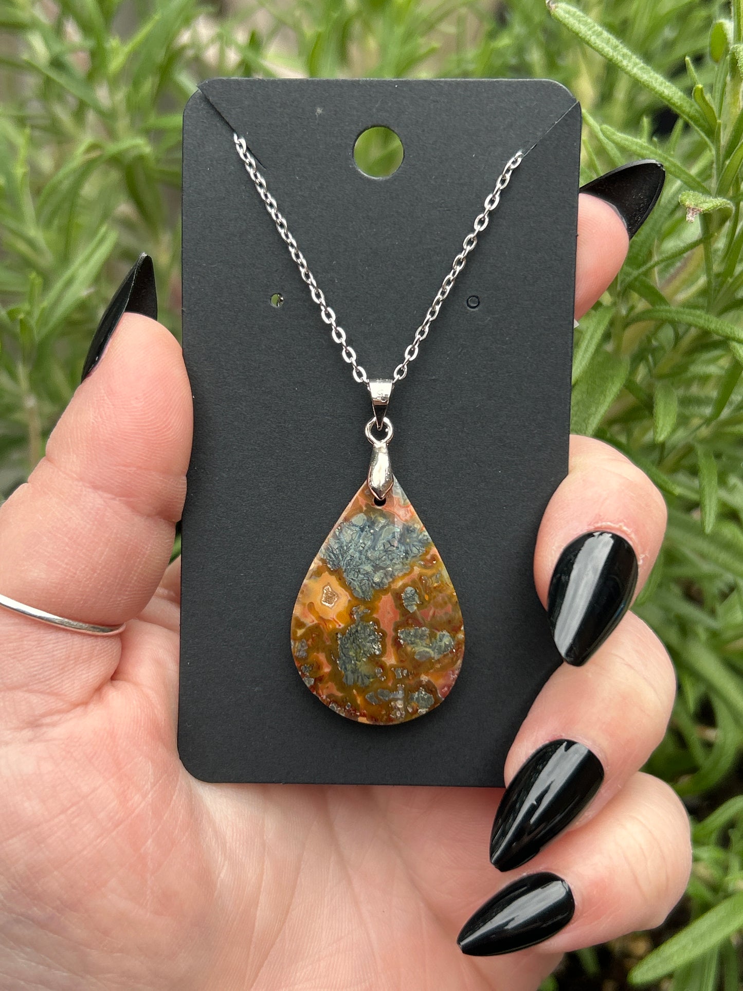 Indonesian Marcasite & Agate Necklace
