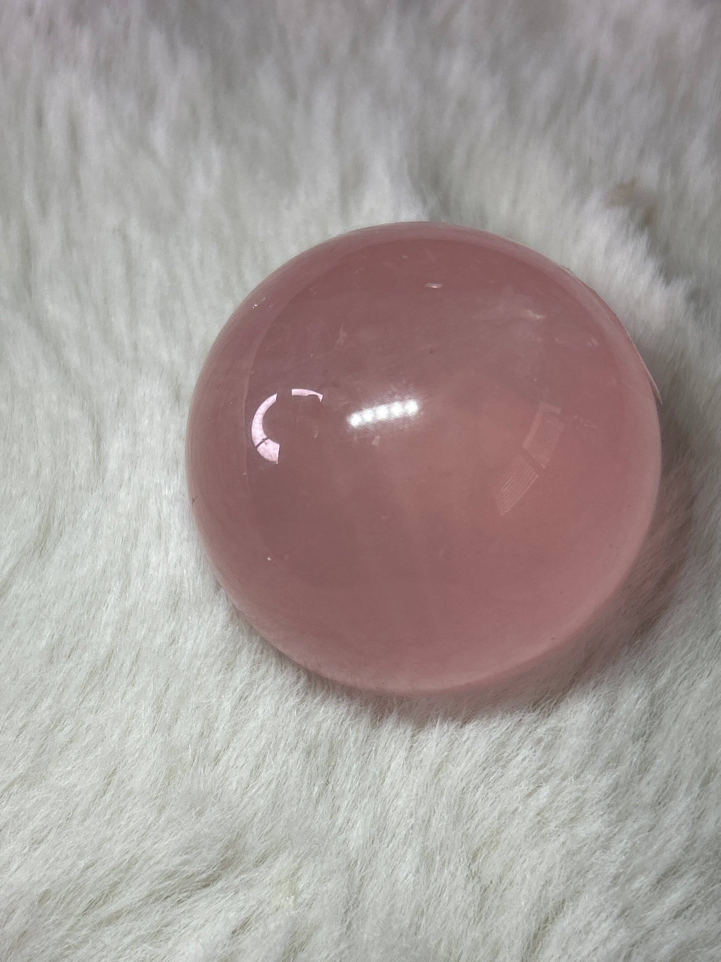 Star Rose Quartz Sphere