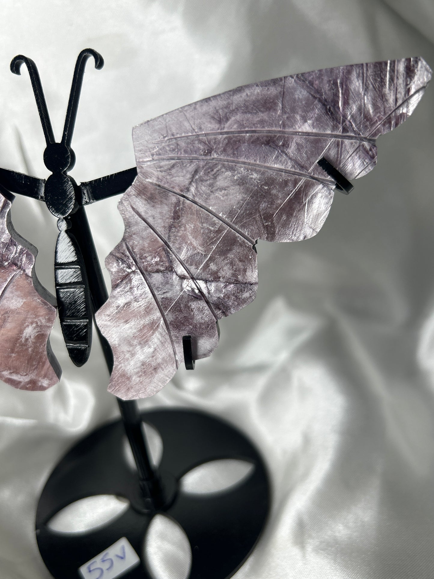 Gem Lepidolite Butterfly