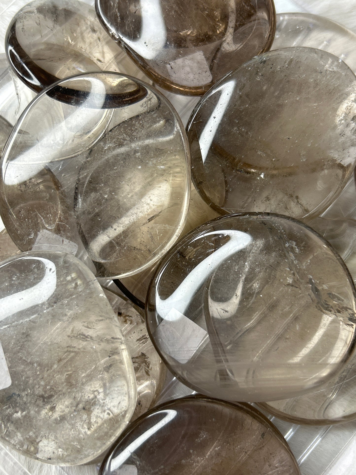 Smokey Quartz Flat Stone