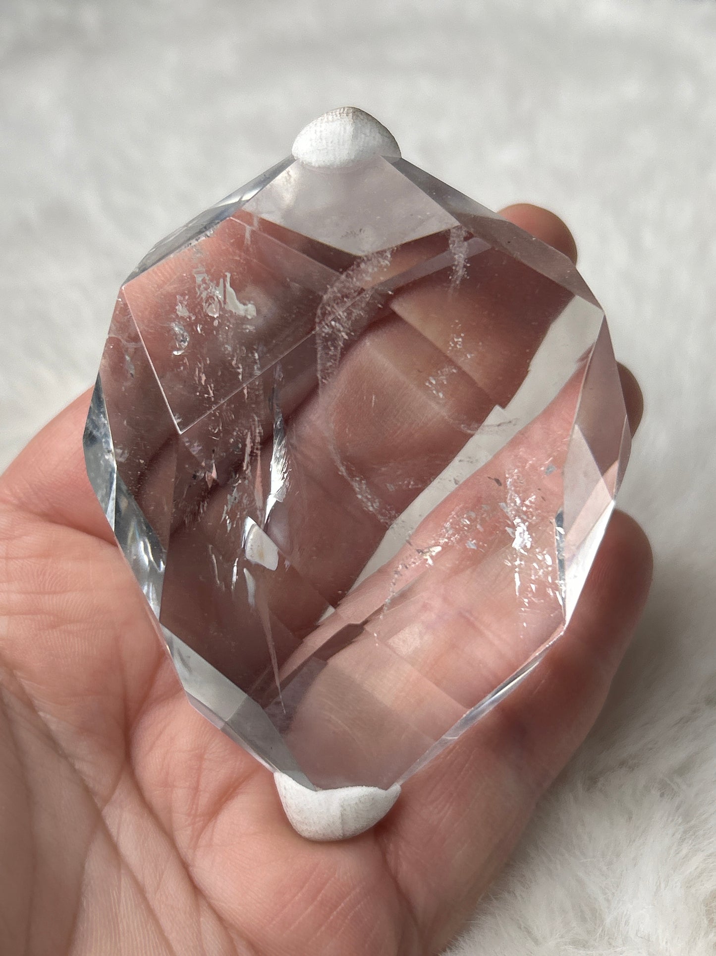 Faceted Clear Quartz Dt
