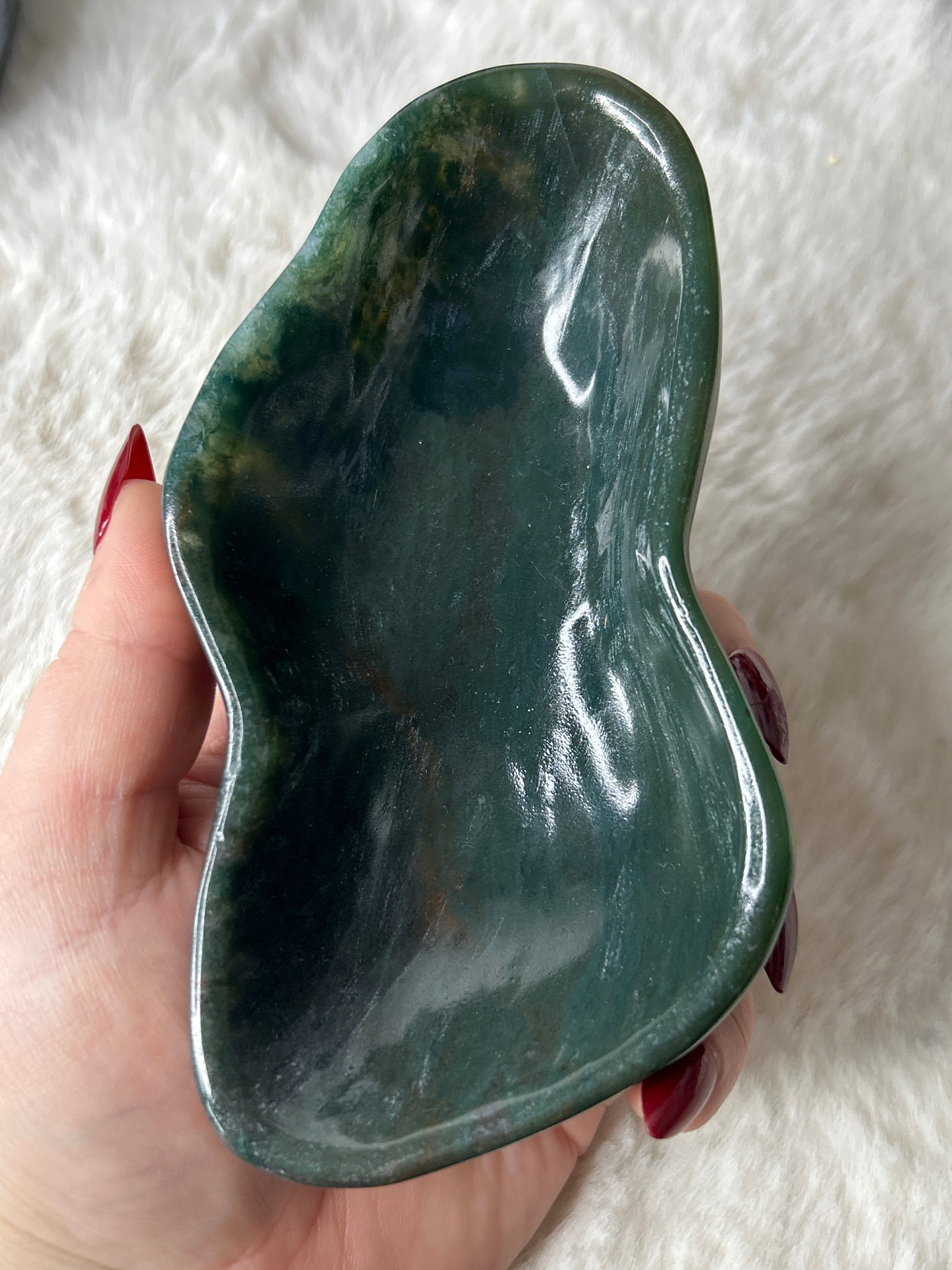 Moss Agate Bowl