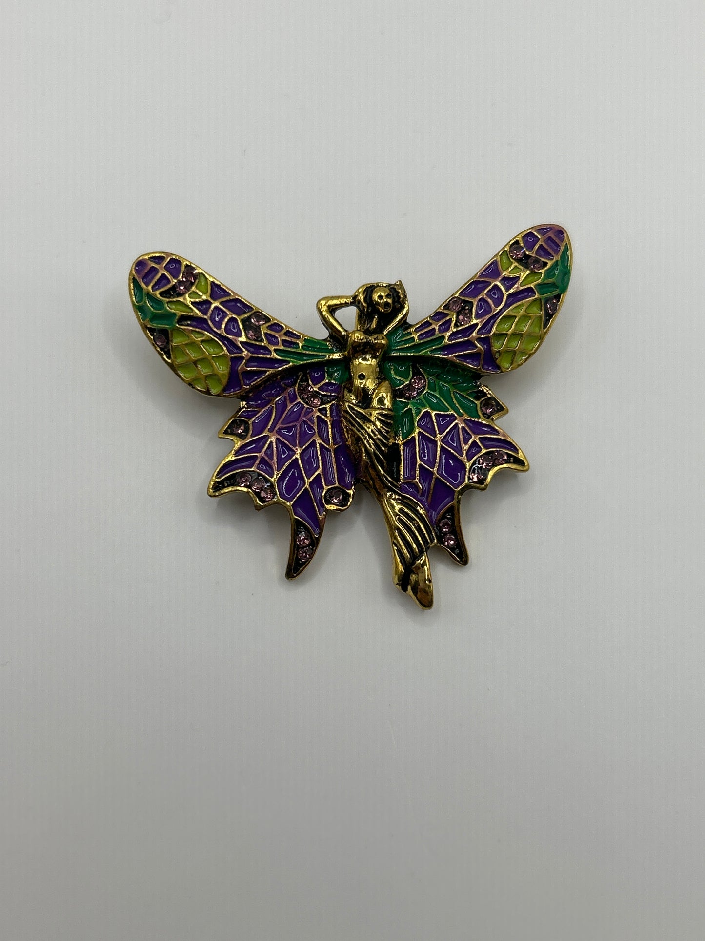 Purple Fairy Brooch