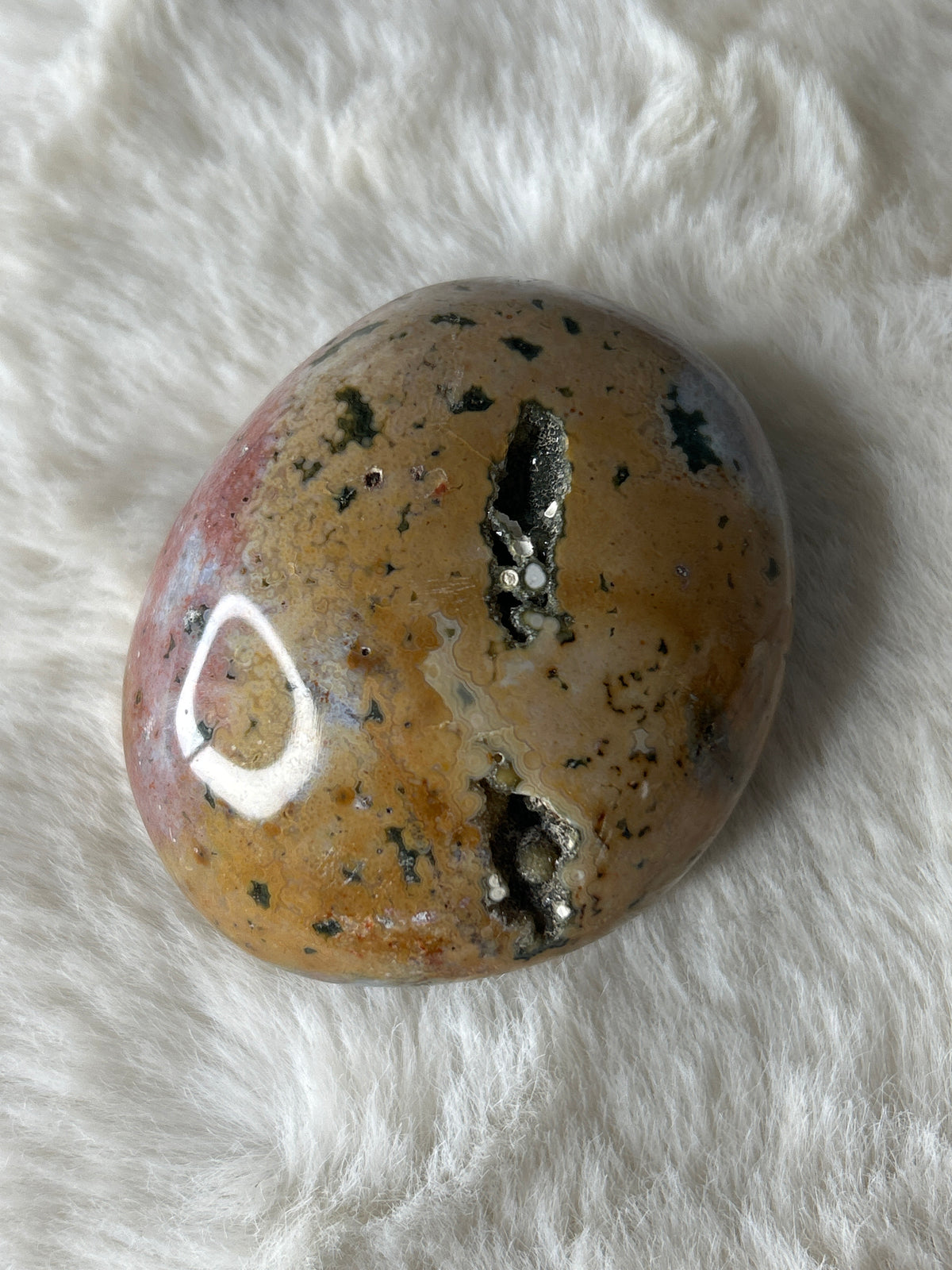 Ocean Jasper Palm Stone