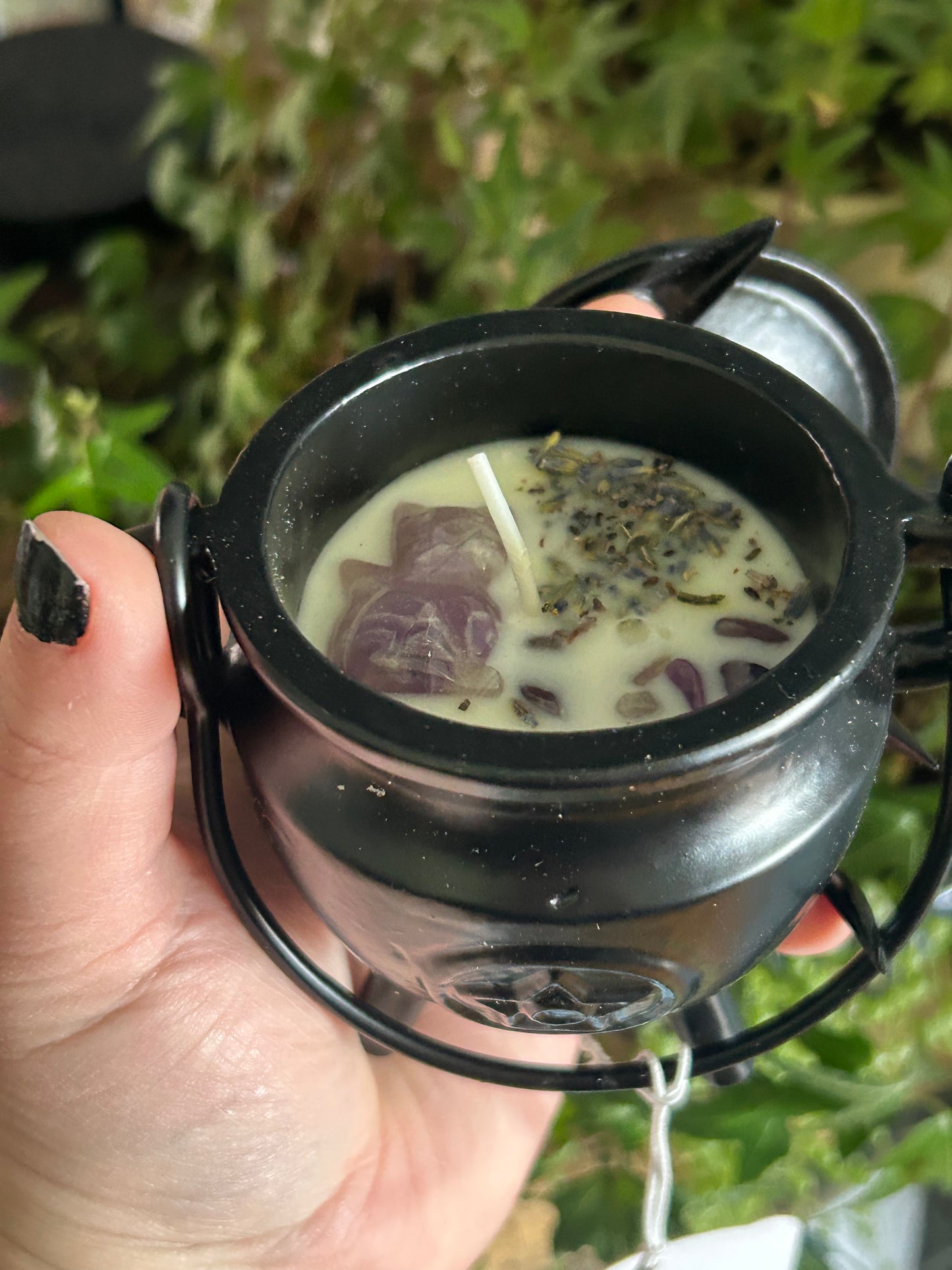 Cauldron Candle- Balance/Amethyst