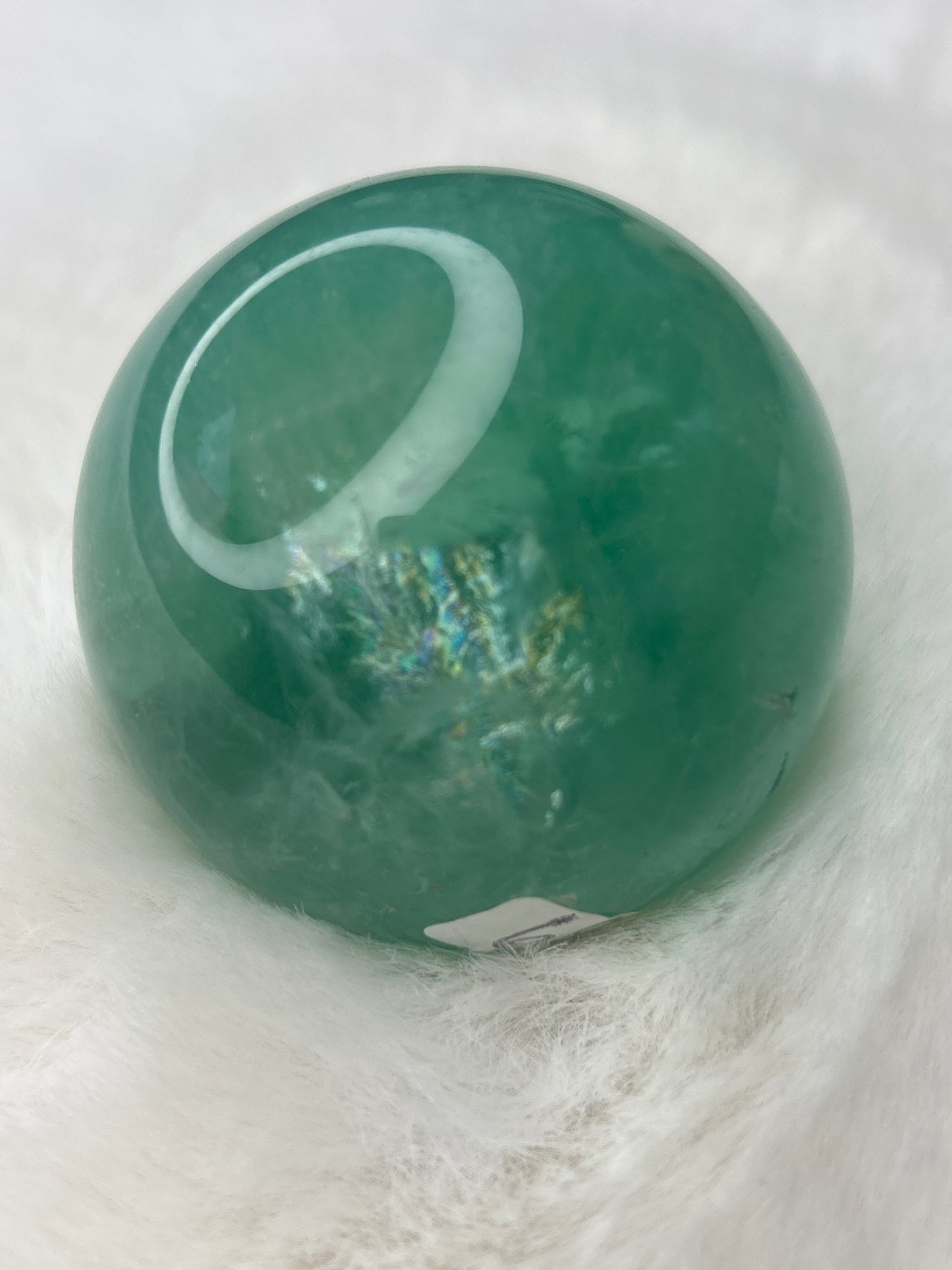 Green Fluorite Sphere