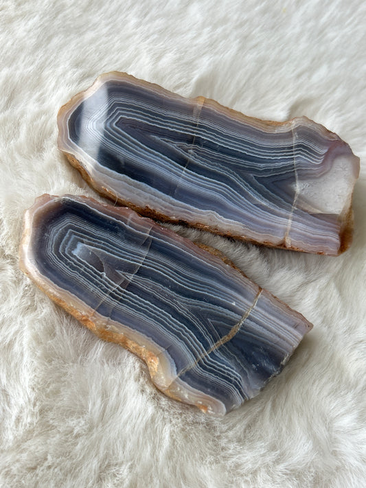 Red Sashe River Agate *Pair*- Zimbabwe