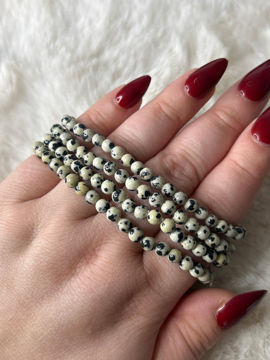 Dalmatian Jasper Bracelet