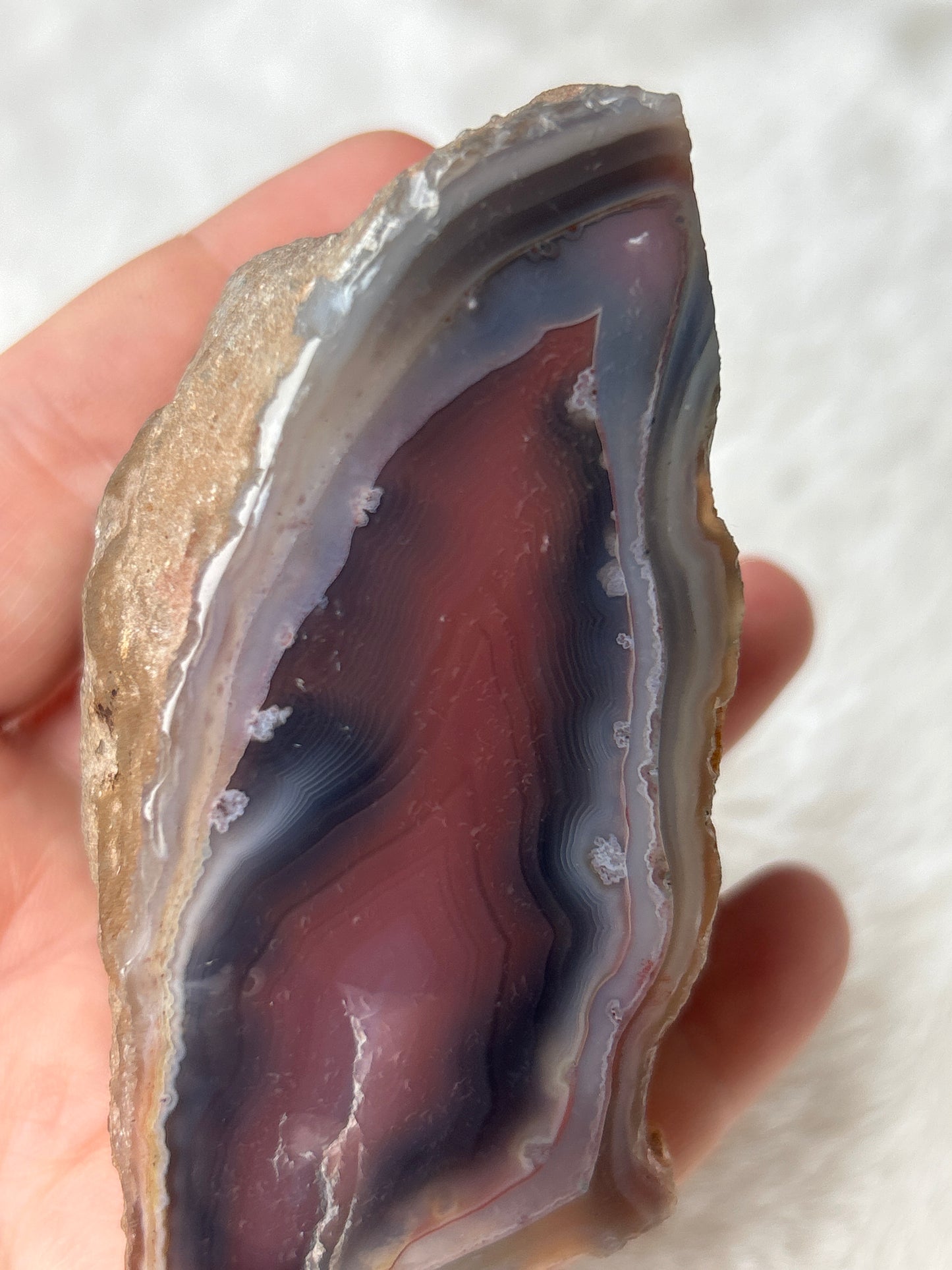 Red Sashe River Agate- Zimbabwe