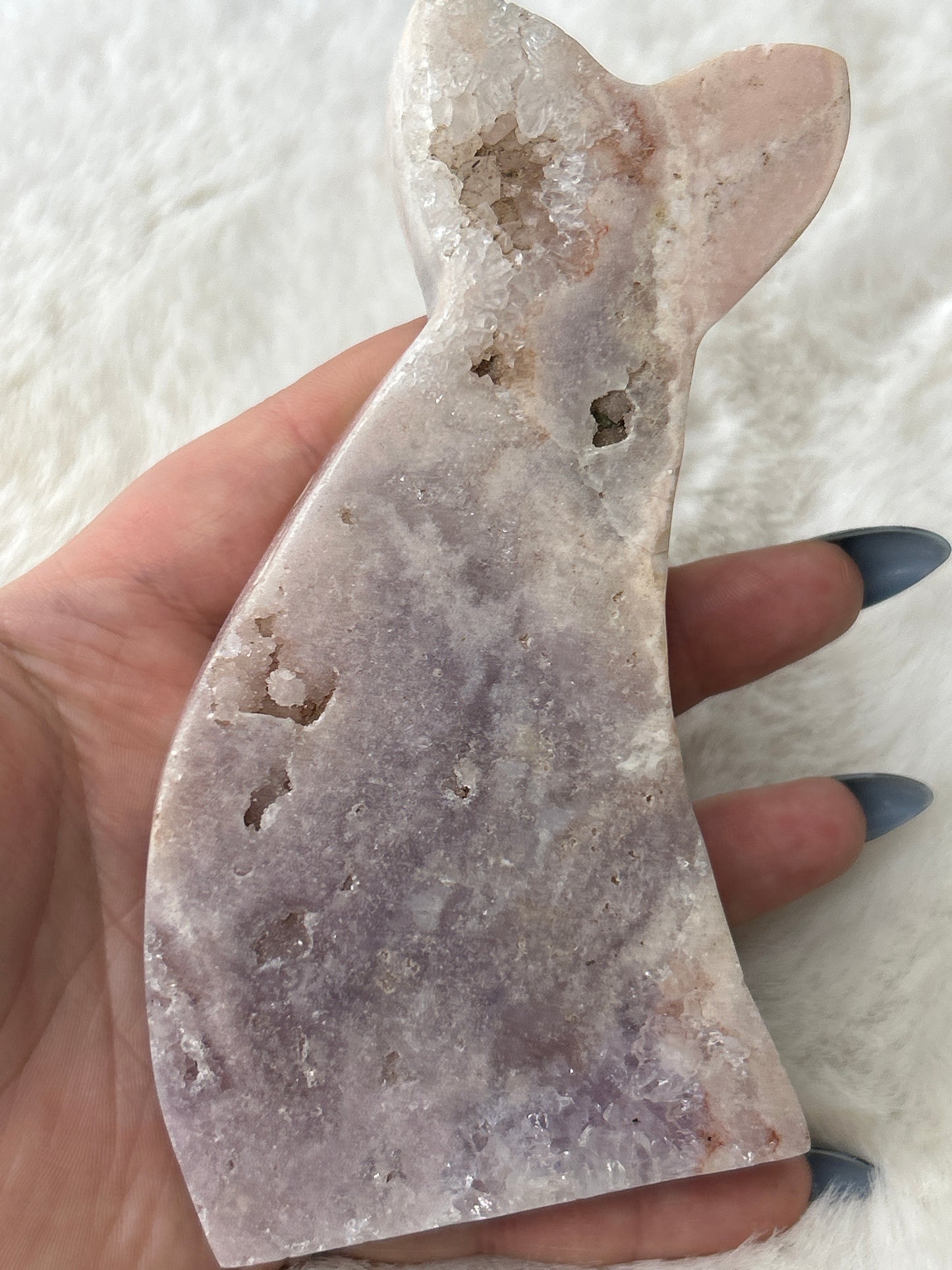 Pink Amethyst Mermaid Tail